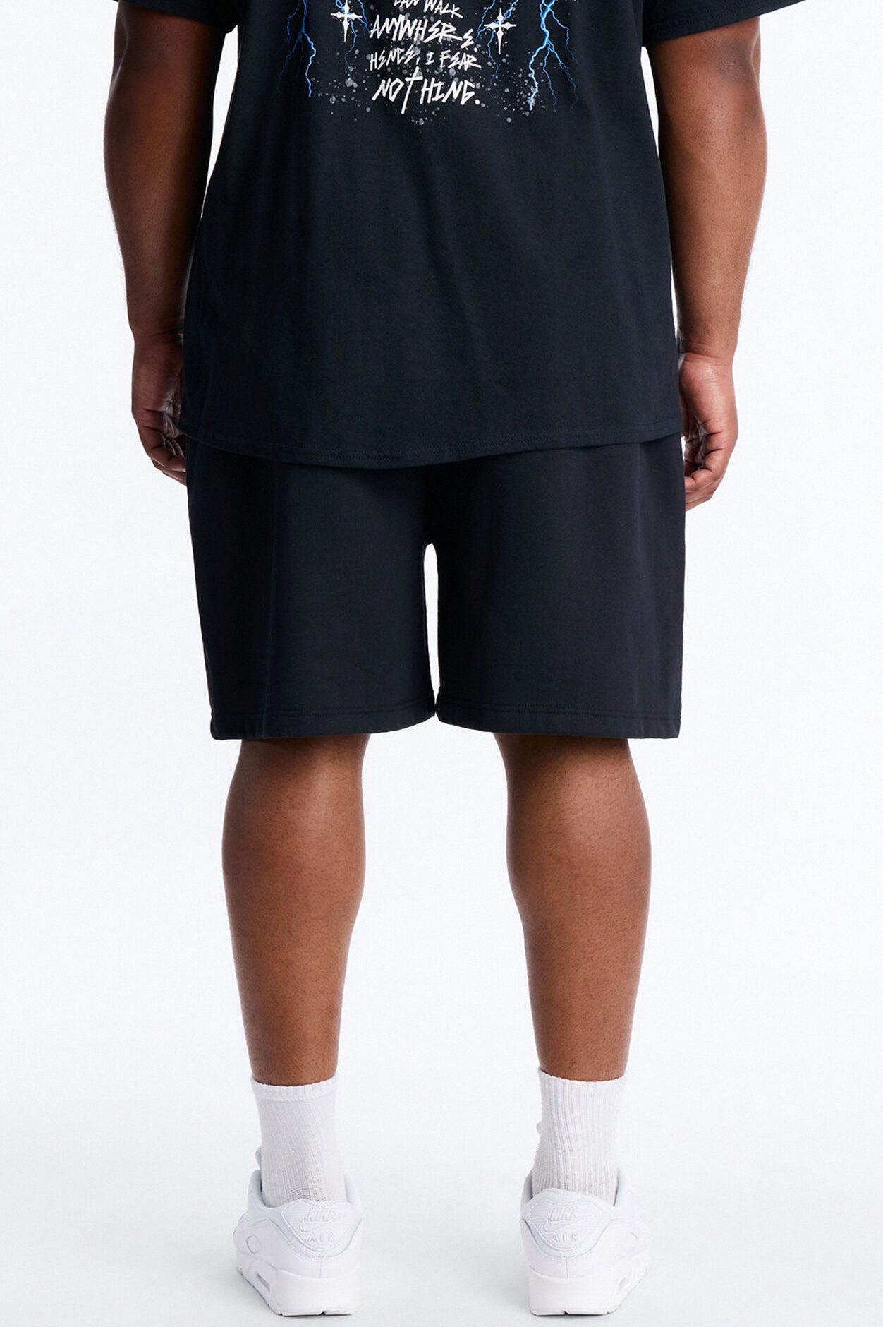 Eternal Fire Sweatshorts - Black