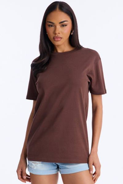 Random Tuesday Oversized T Shirt - Mocha