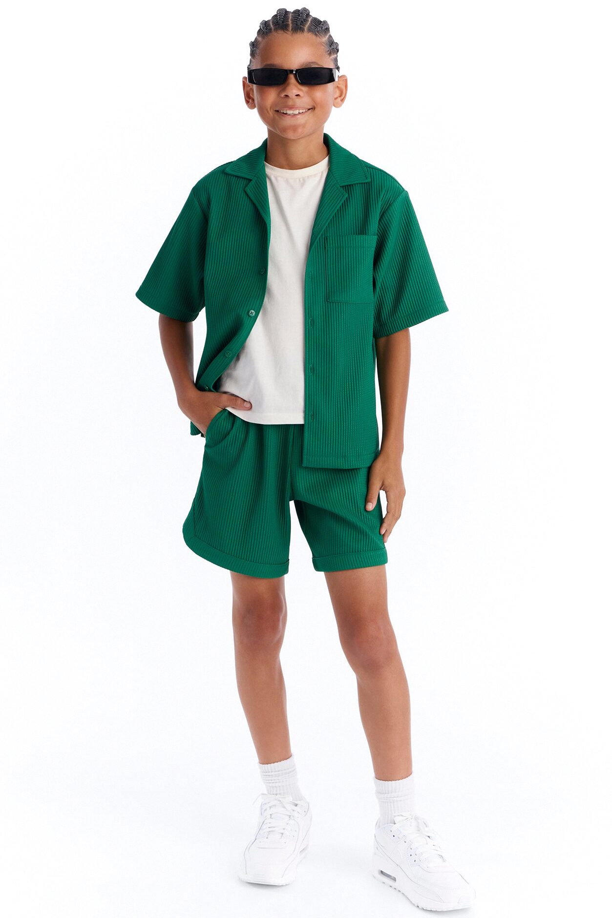 Mini Show Up Basketball Short - Green