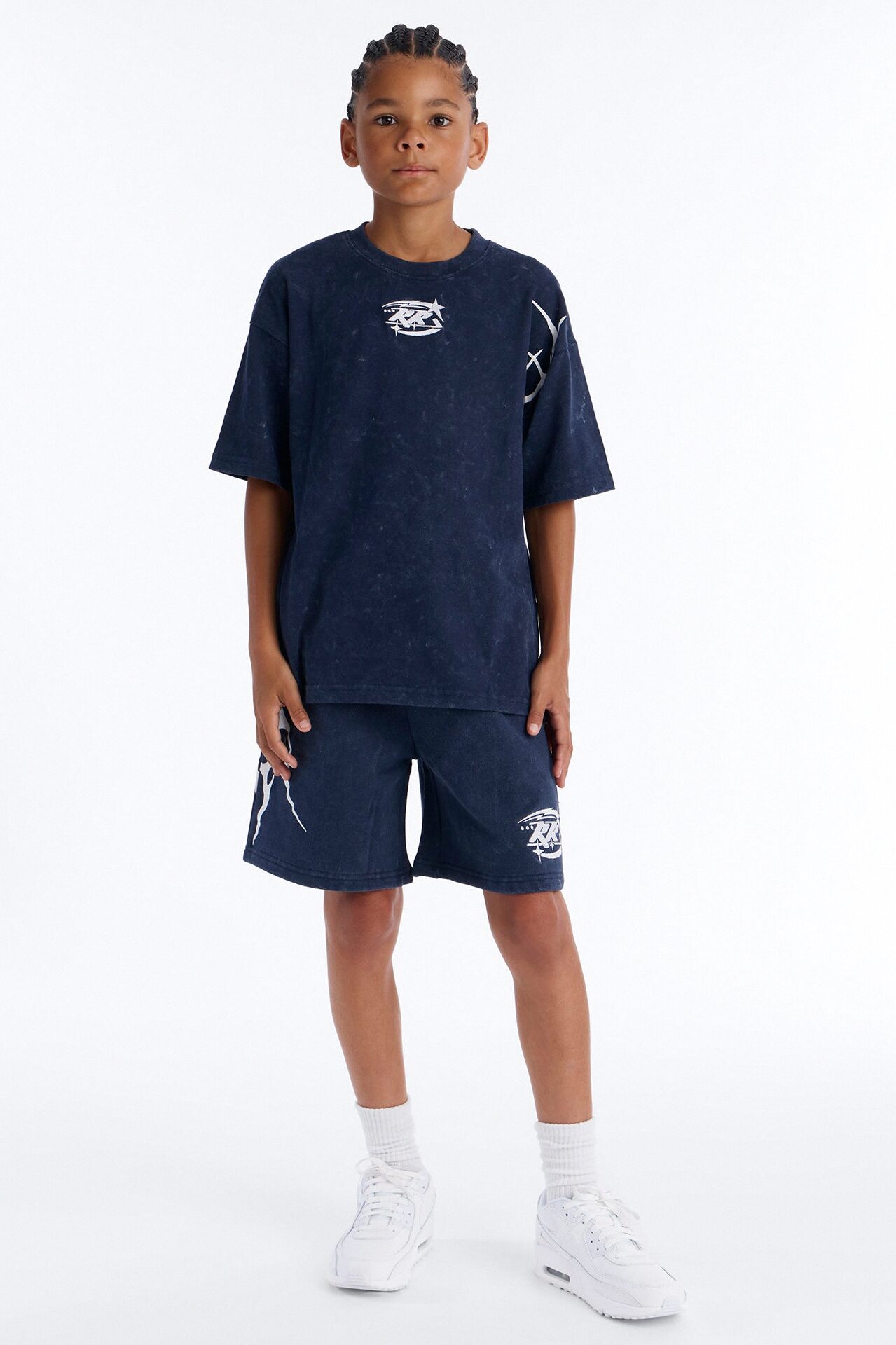 Mini Royalty Rule Short Sleeve Tee - Navy