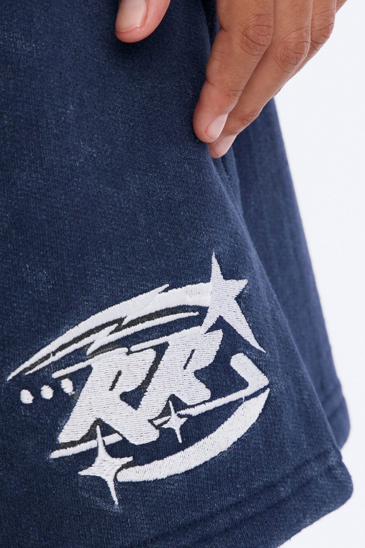 Mini Royalty Rule Sweatshorts - Navy