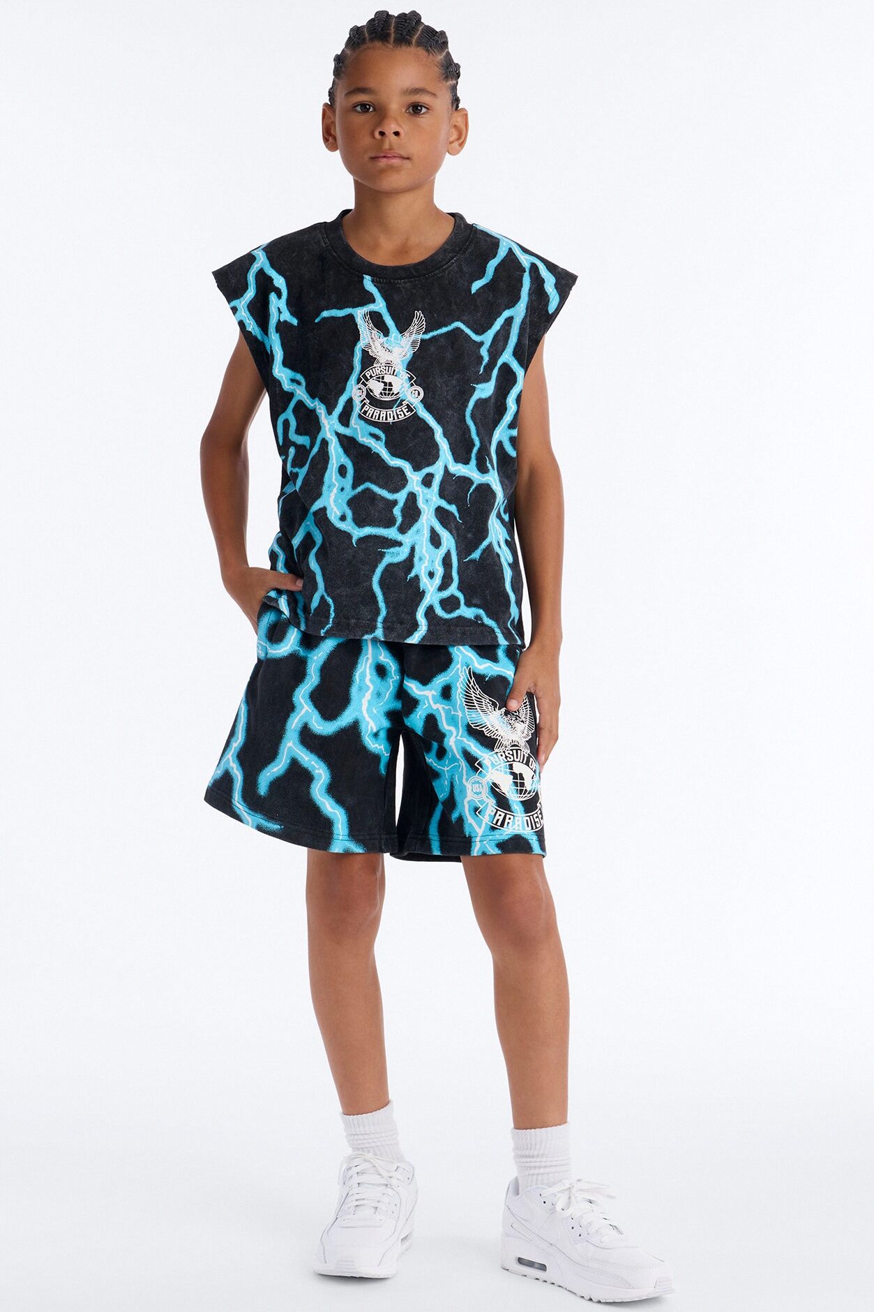 Mini Thunder Bird Muscle Tee - Black