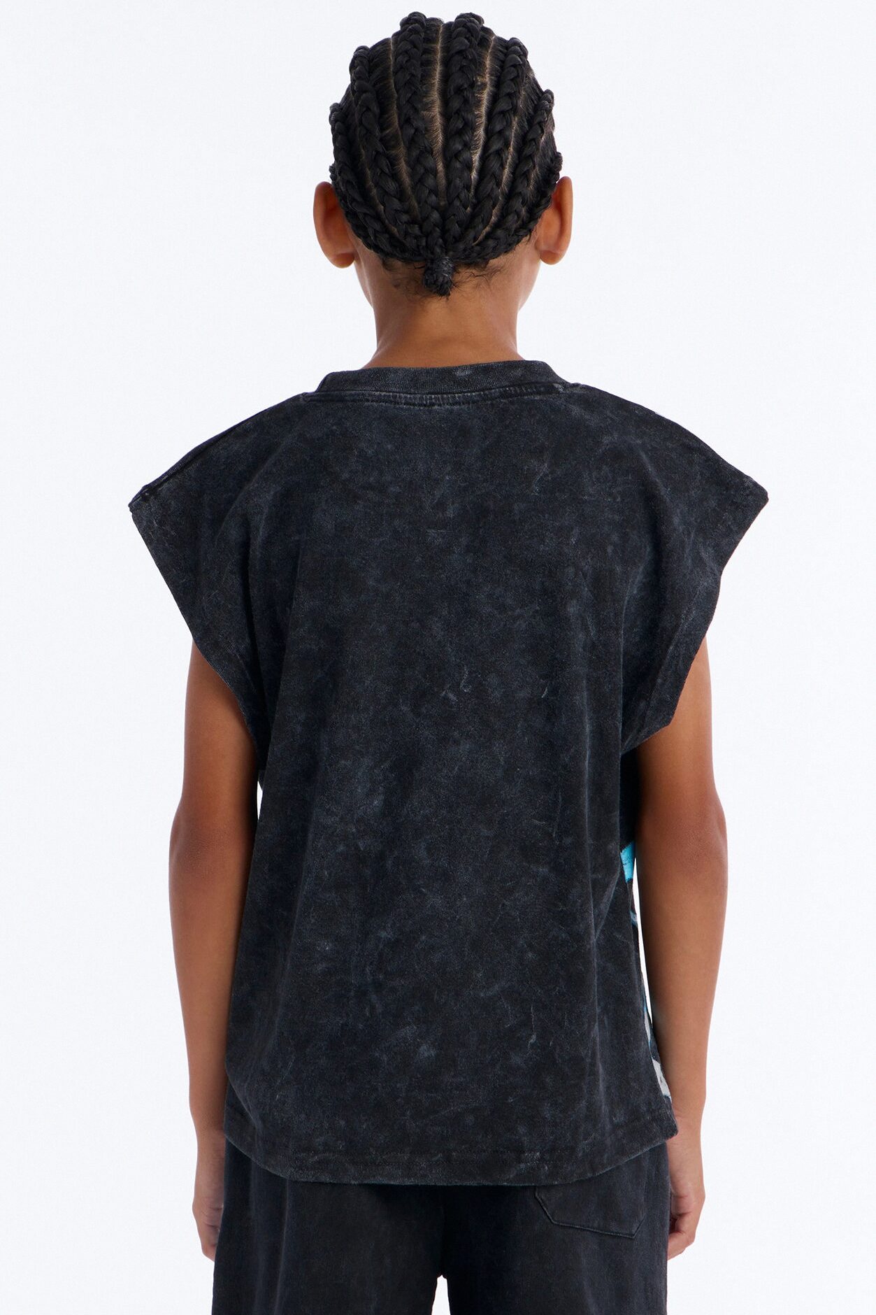 Mini Thunder Bird Muscle Tee - Black