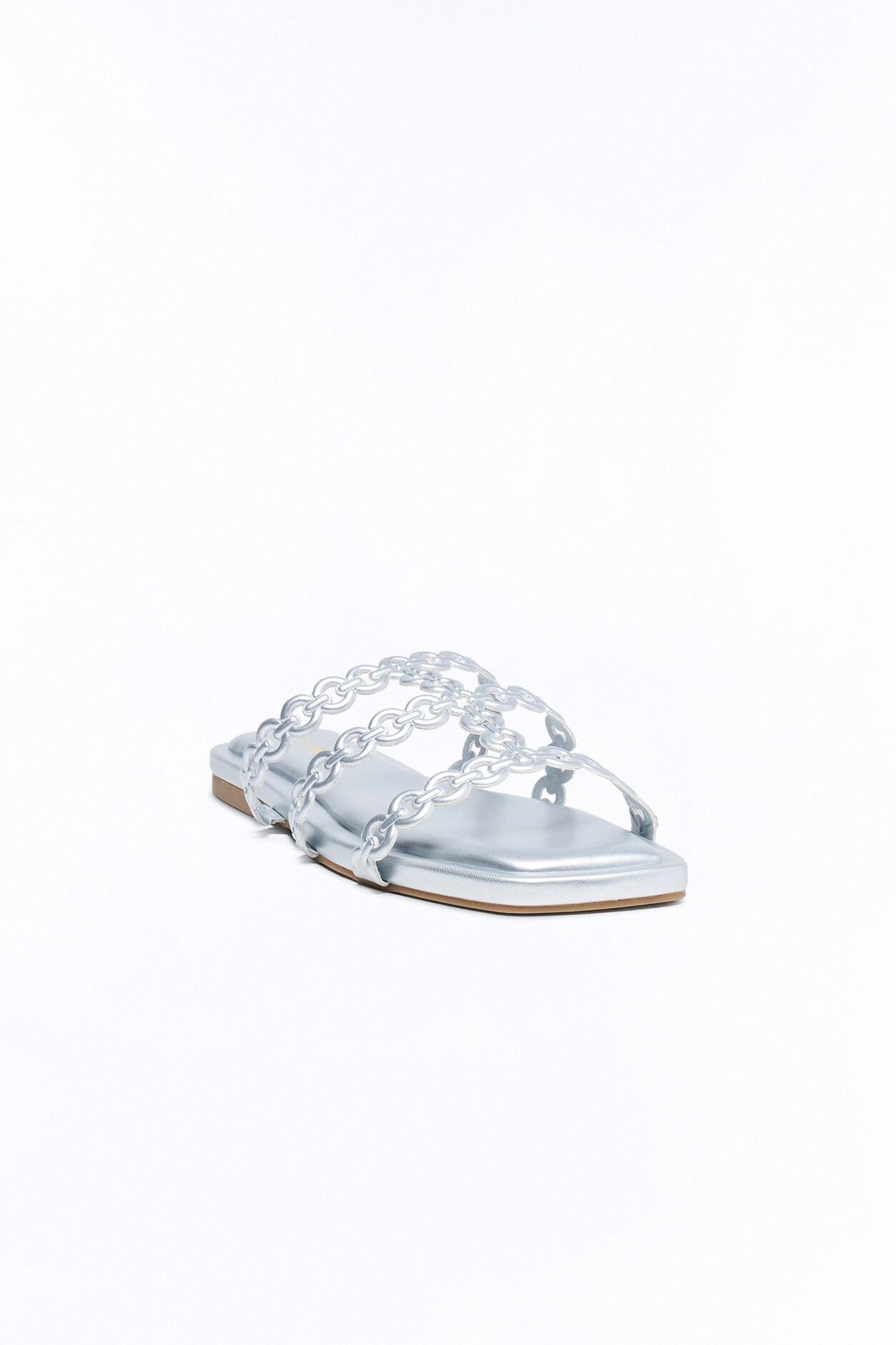 Kemper Chain Sandals - Silver