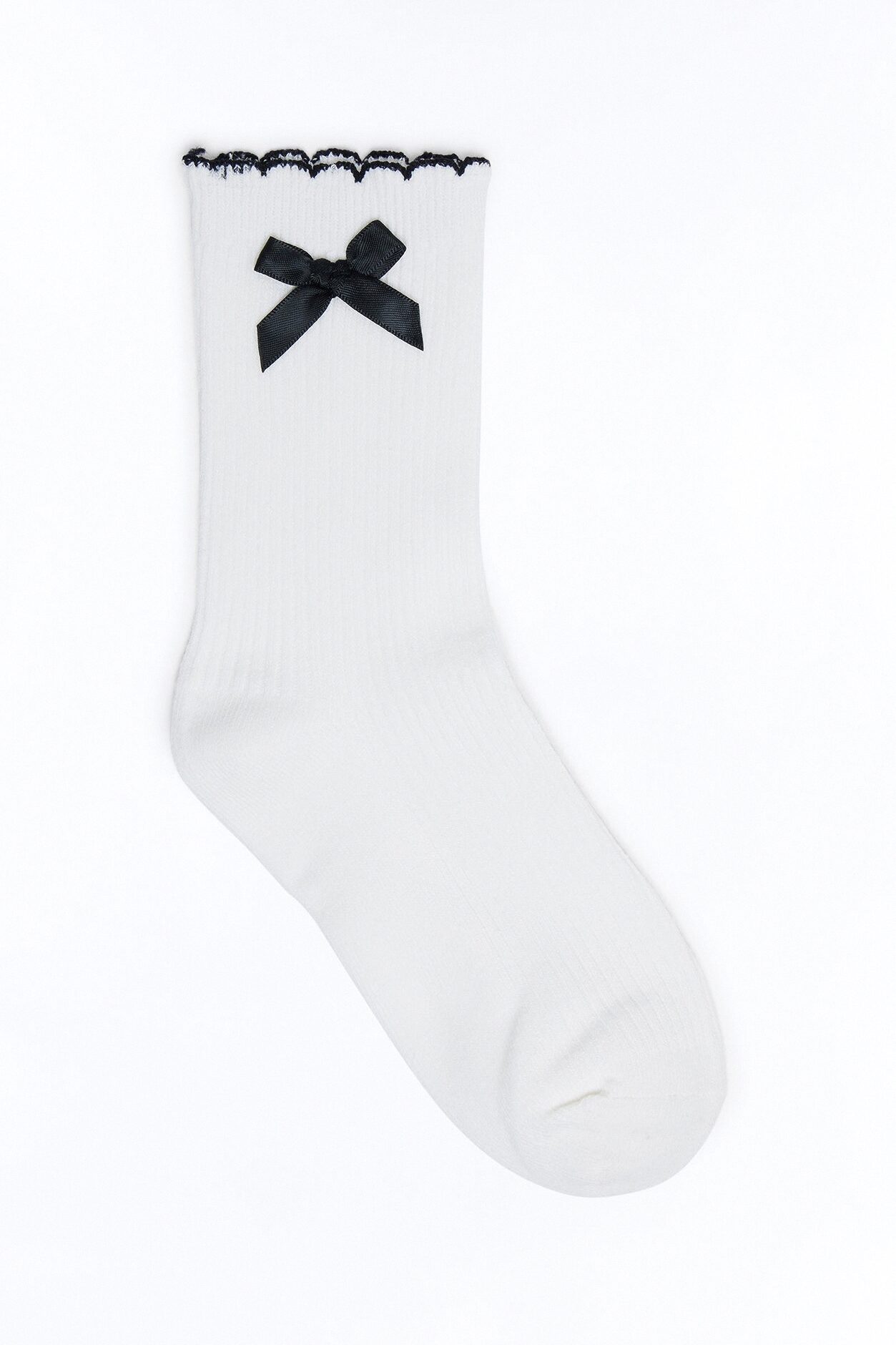 Mini Please And Thank You Socks - White