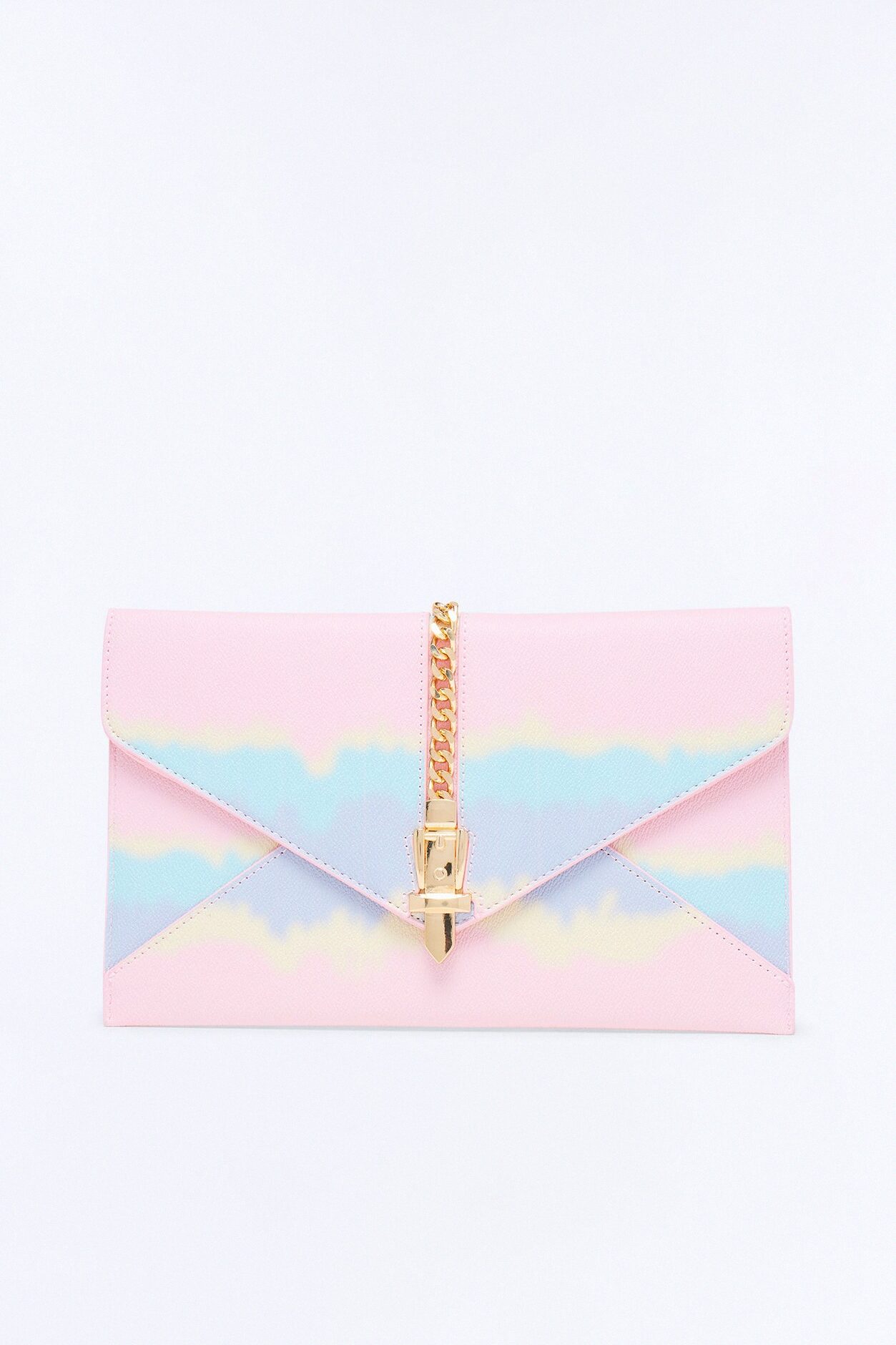 Live Life In Color Tie Dye Clutch - Pink/combo