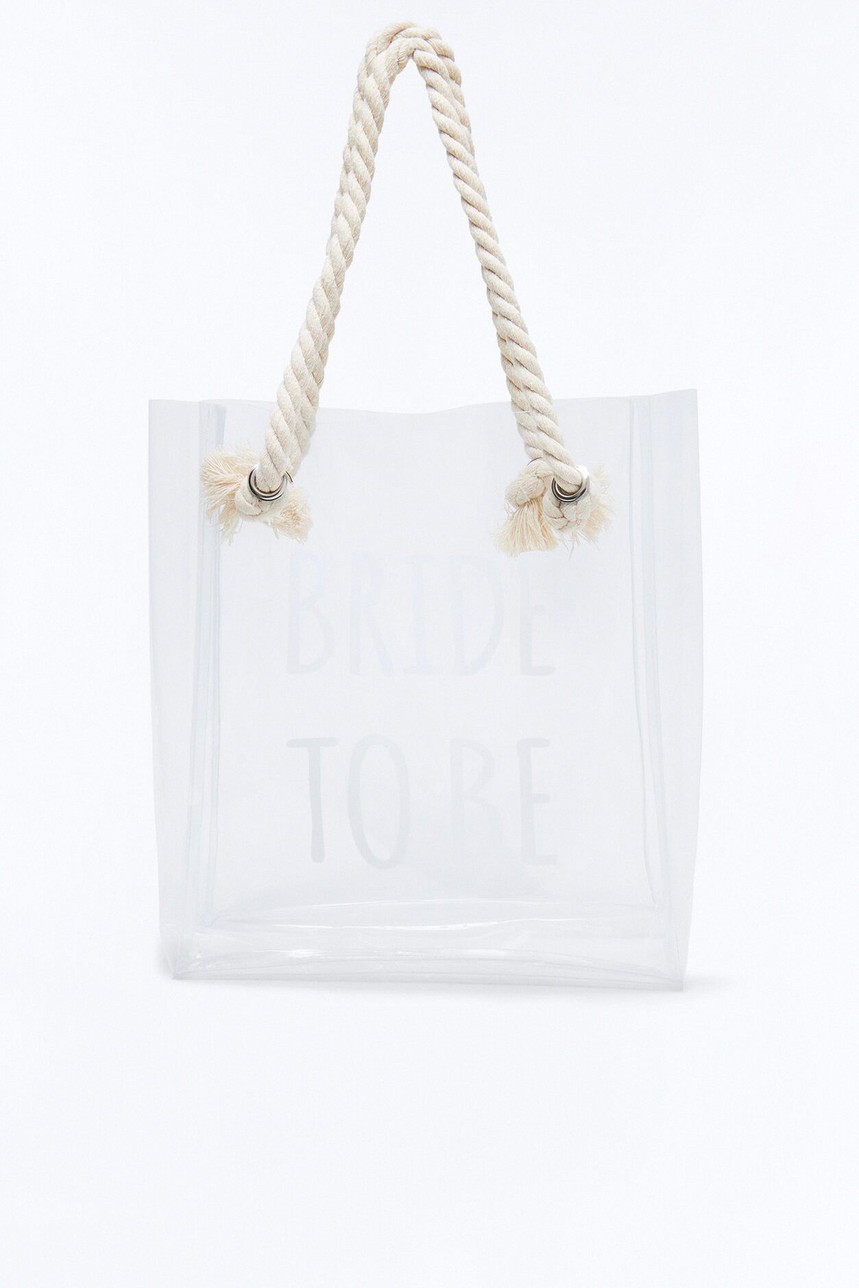 Bride To Be Clear Tote - Clear