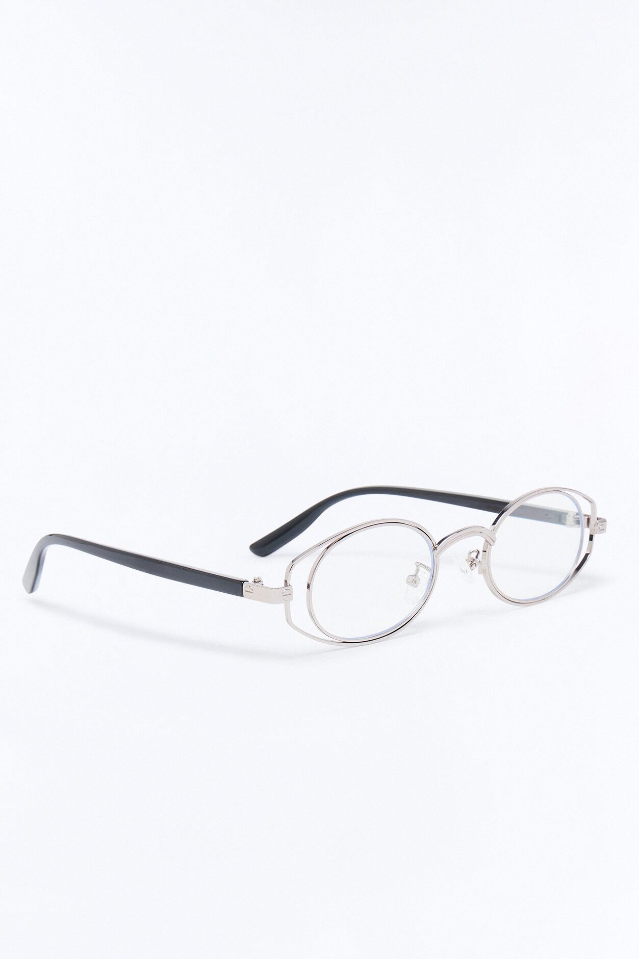Clear As Can Be Glasses - Silver