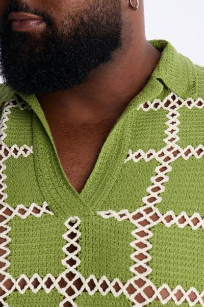 Open Field Crochet Johnny Polo - Olive