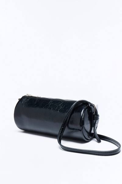 Everyday Essential Faux Leather Shoulder Handbag - Black