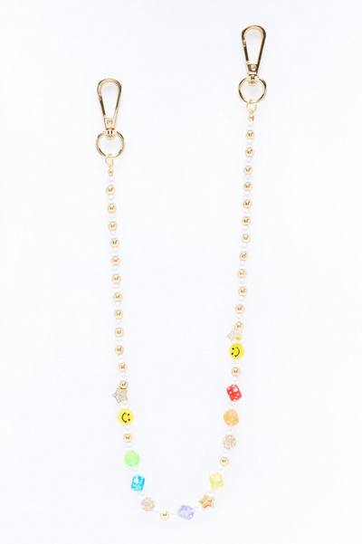 Multi Color Pearl Pant Chain - Multi Color