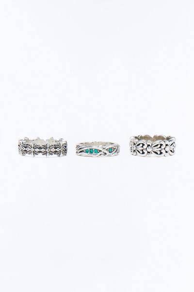 Wrapped In Envy Multi Size Ring Set - Silver