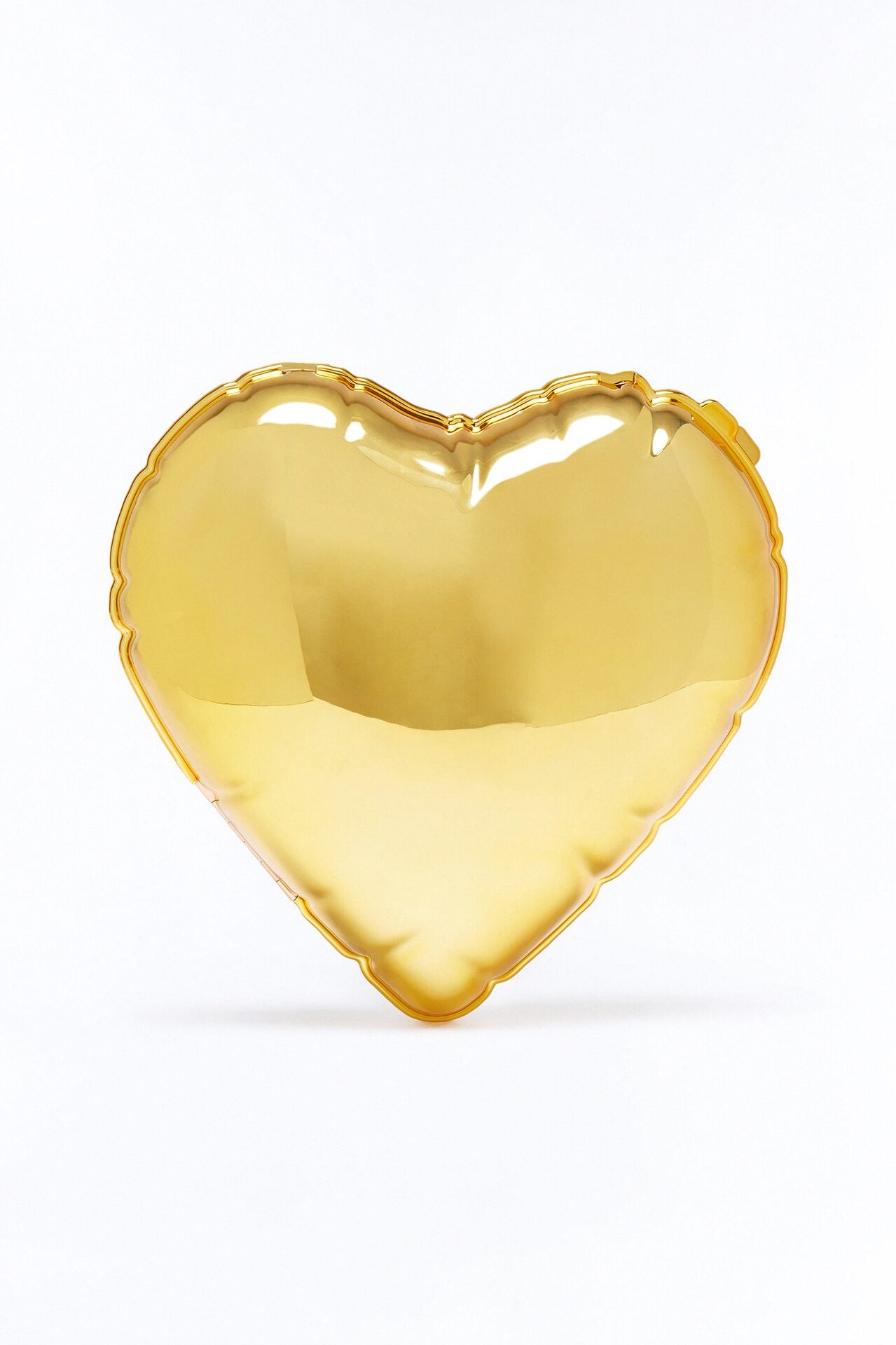 Hot Air Heart Clutch - Gold
