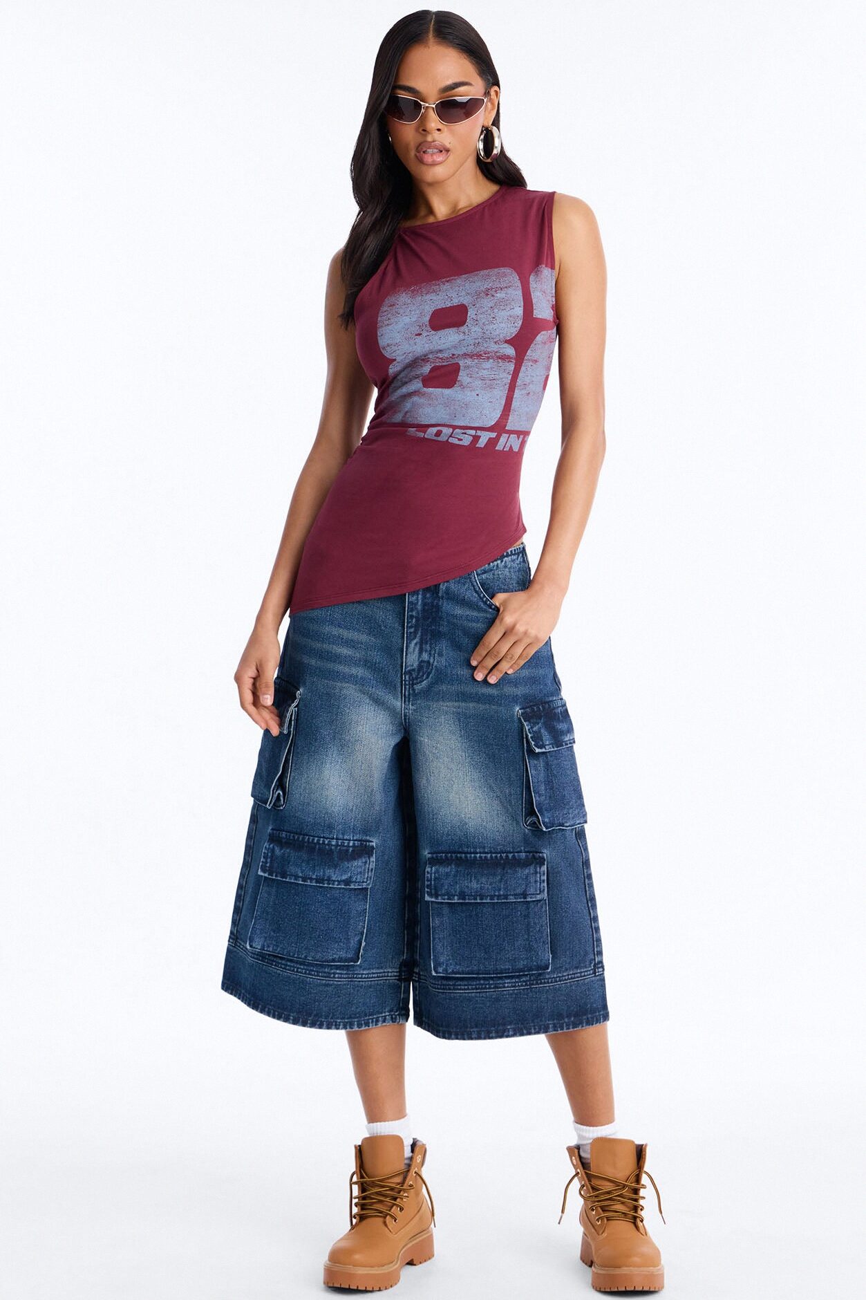 82 Hot Intentions Tank - Wine