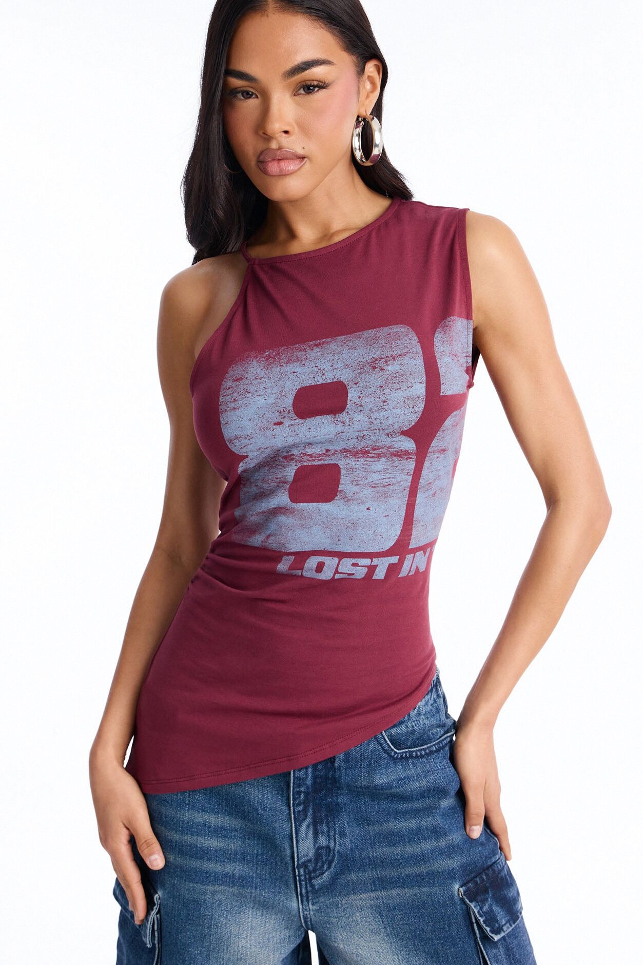 82 Hot Intentions Tank - Wine