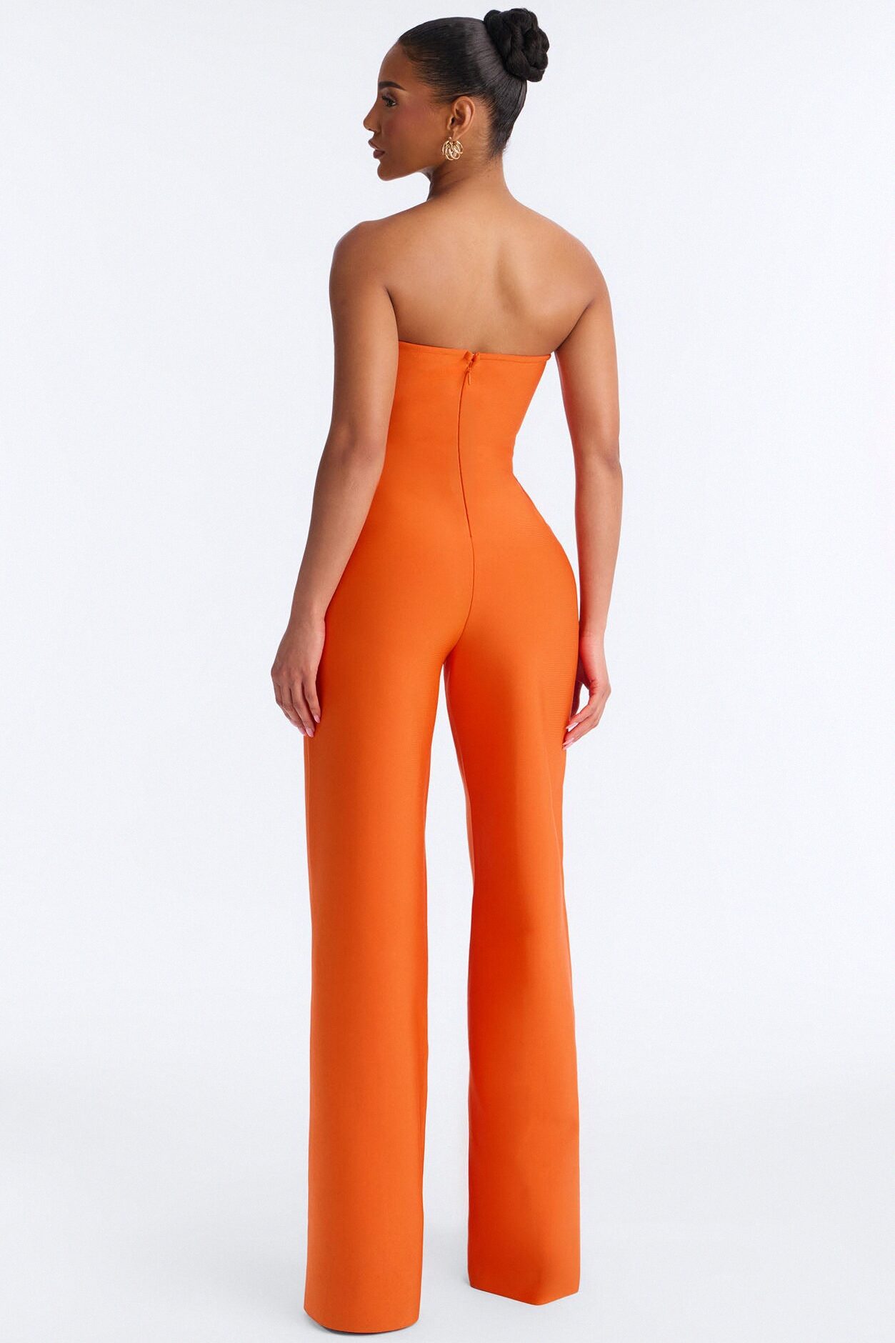 Someone To You Bandage Jumpsuit - Orange