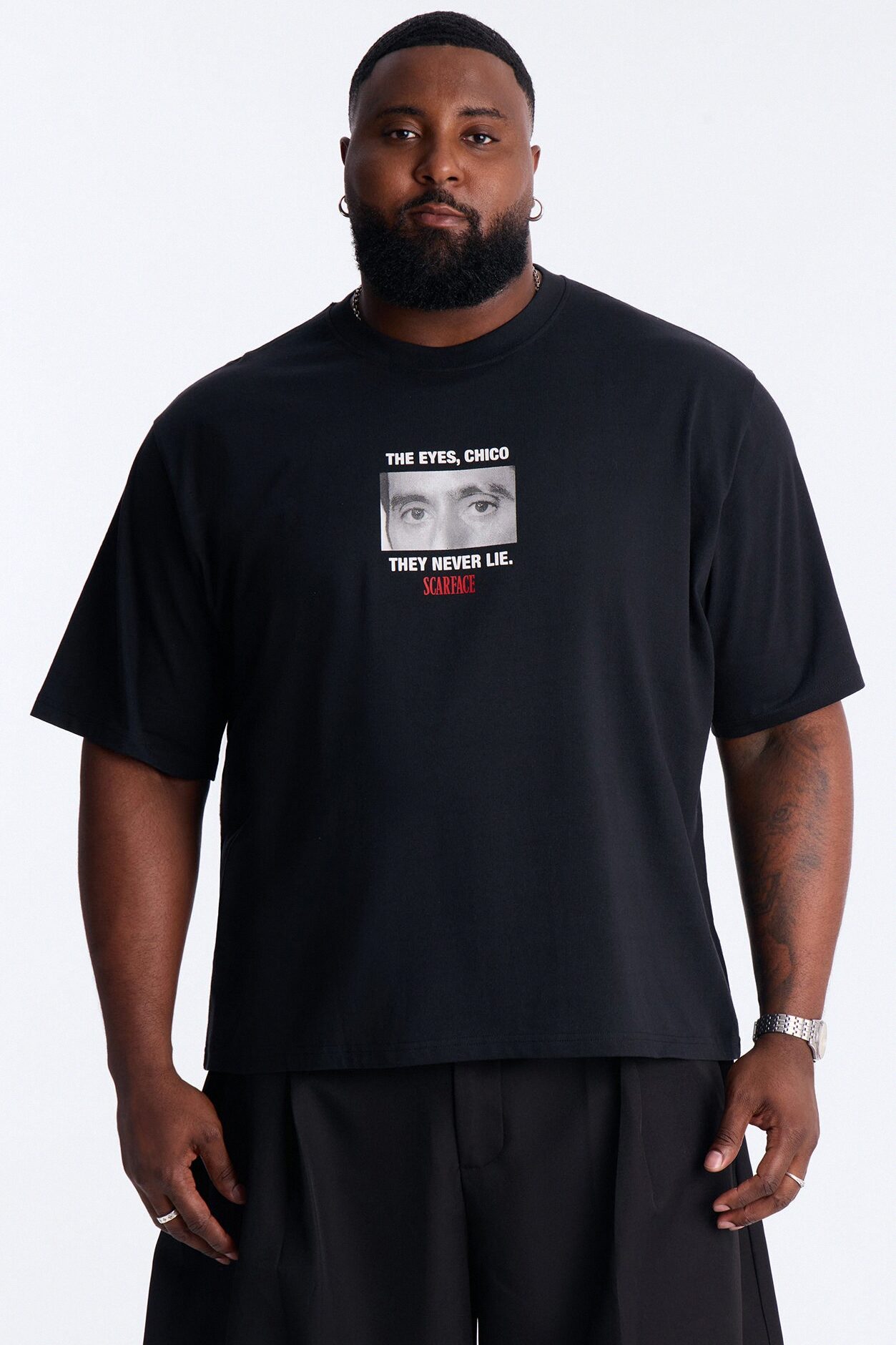 Scarface The Eyes Chico Short Sleeve Tee - Black