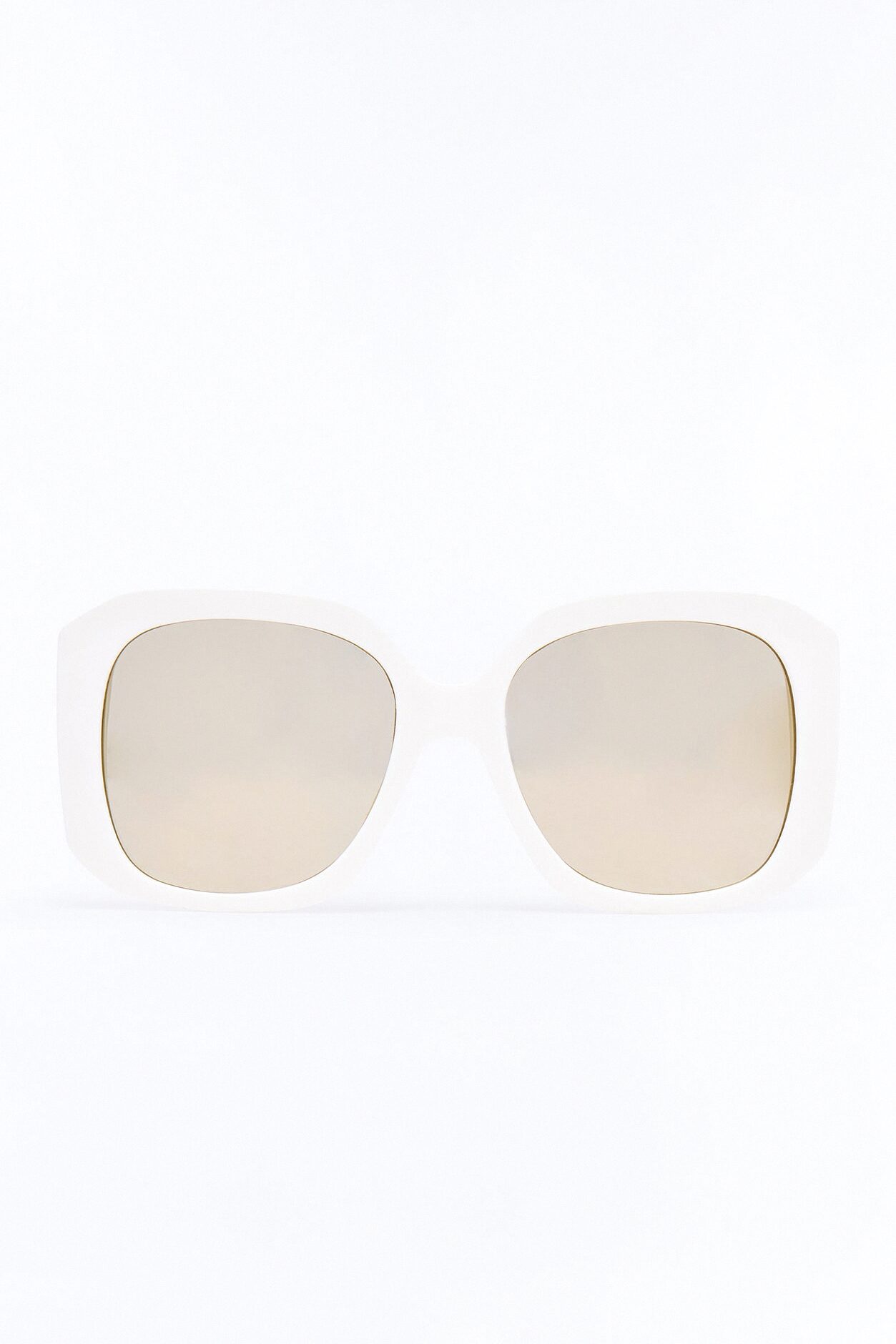 Don't Care Attitude Sunglasses - White