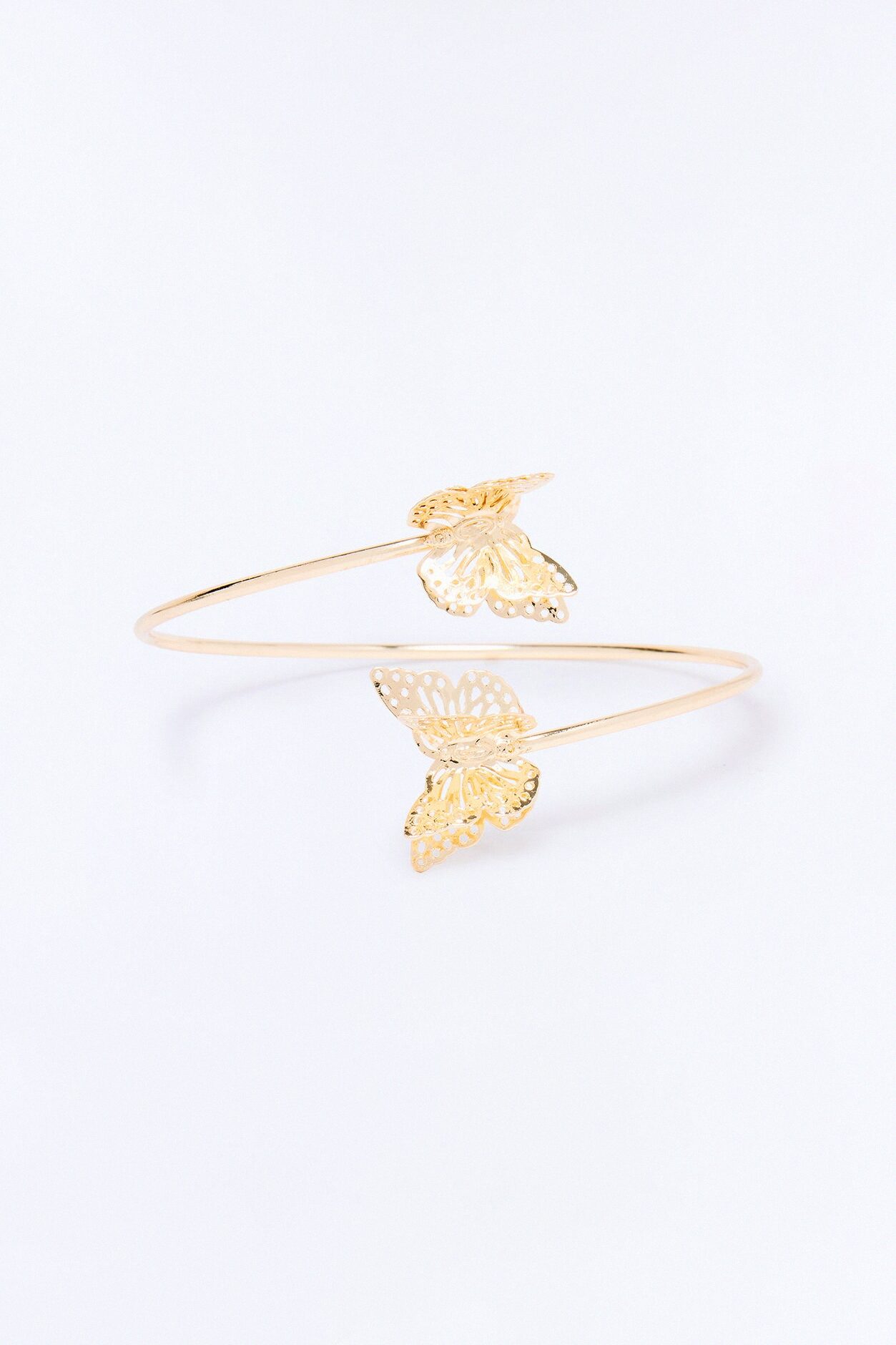 Free Spirit Butterfly Arm Cuff - Gold