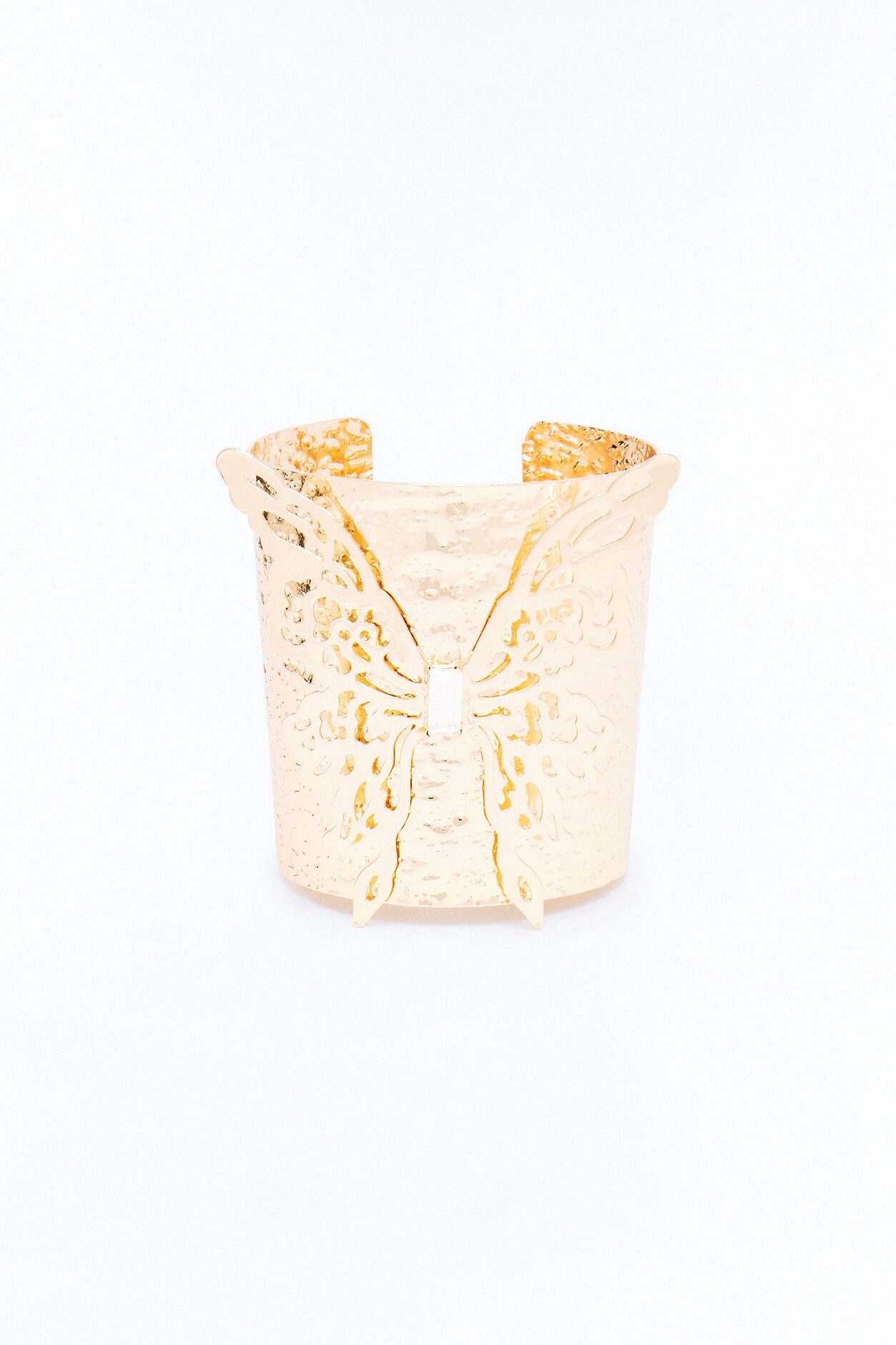 Whimsical Wings Cuff Bracelet - Gold