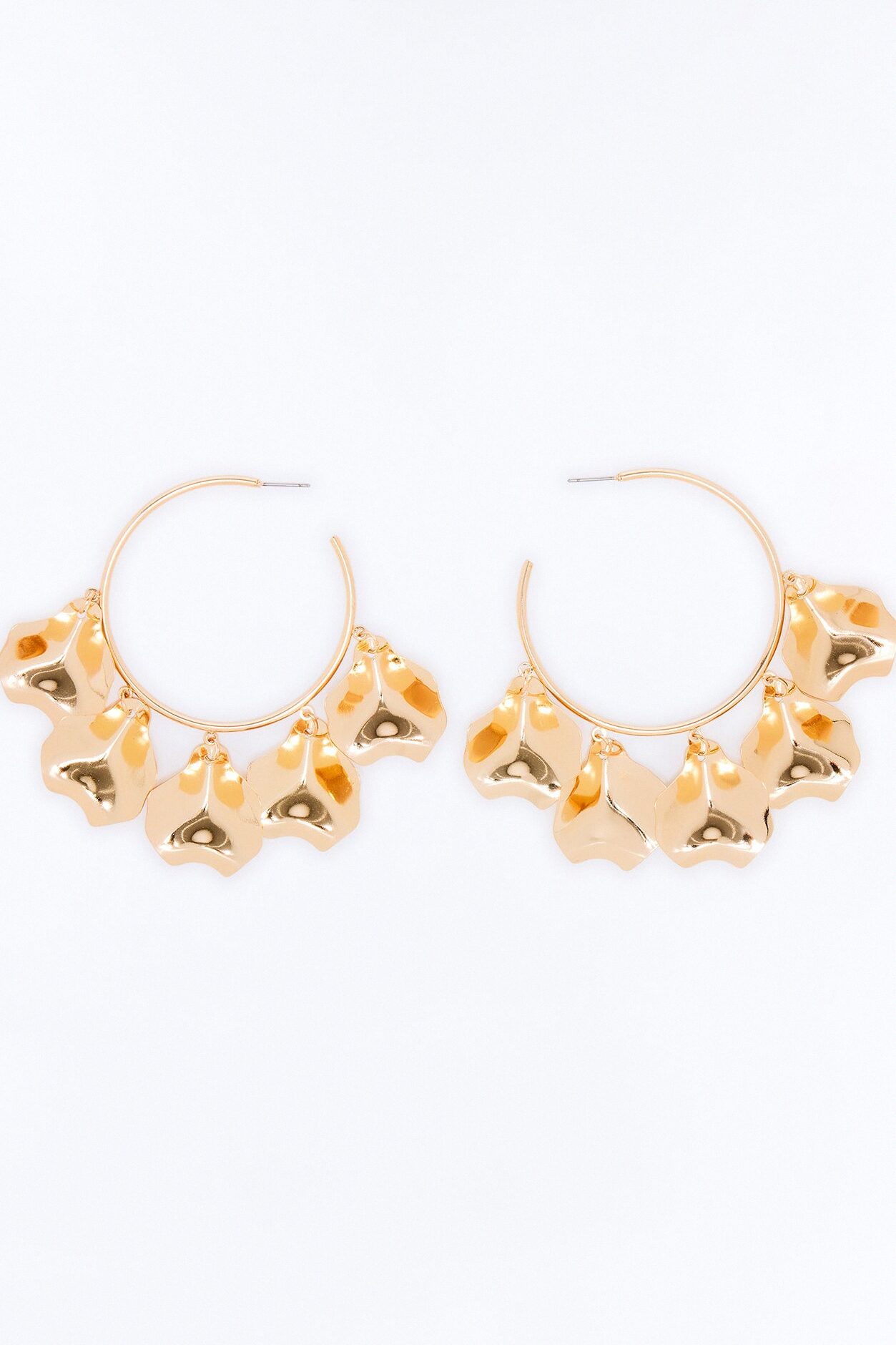 Spirited Away Hoop Earrings - Gold