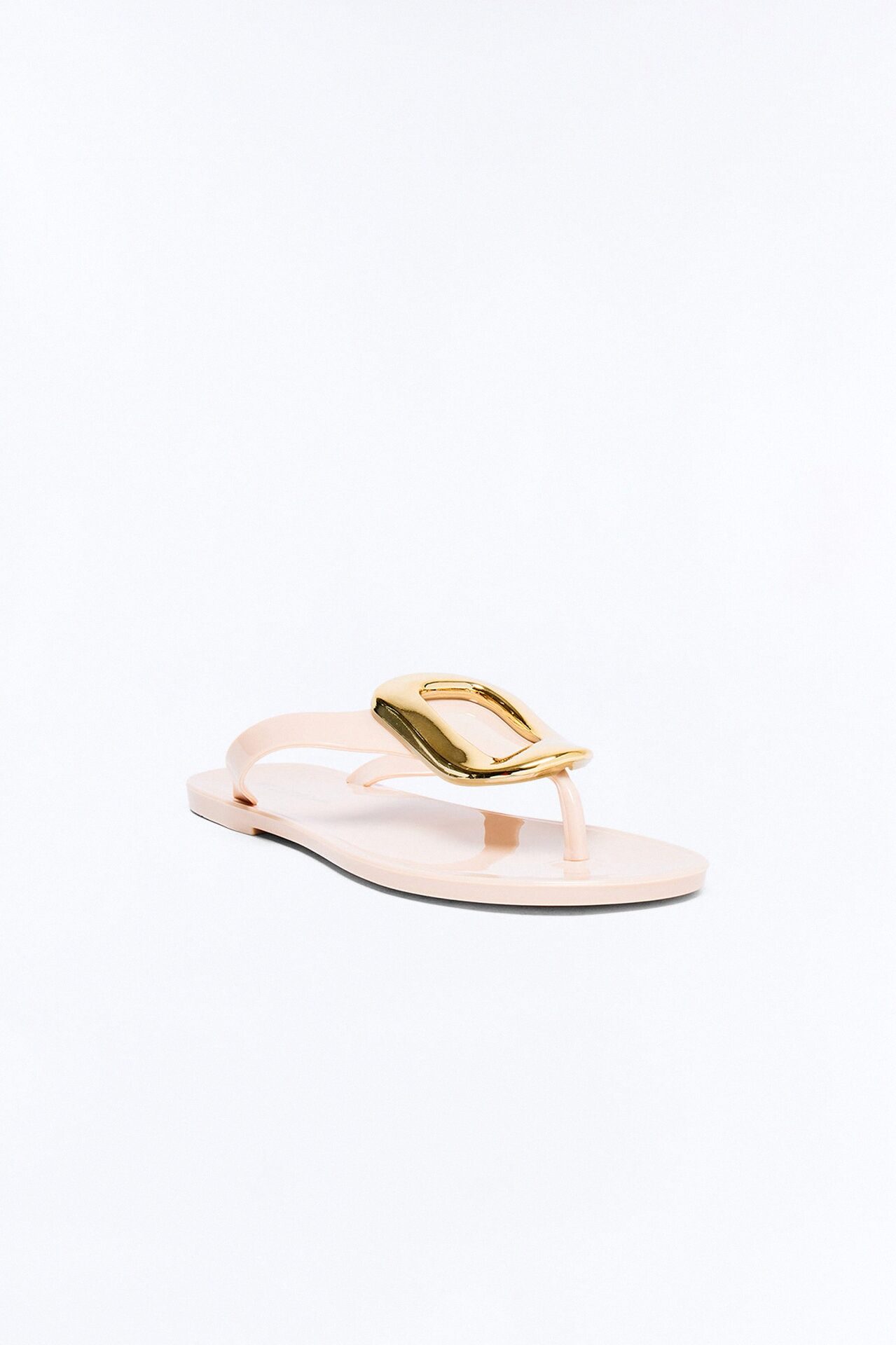 Kaneohe Hardware Flip Flops - Nude