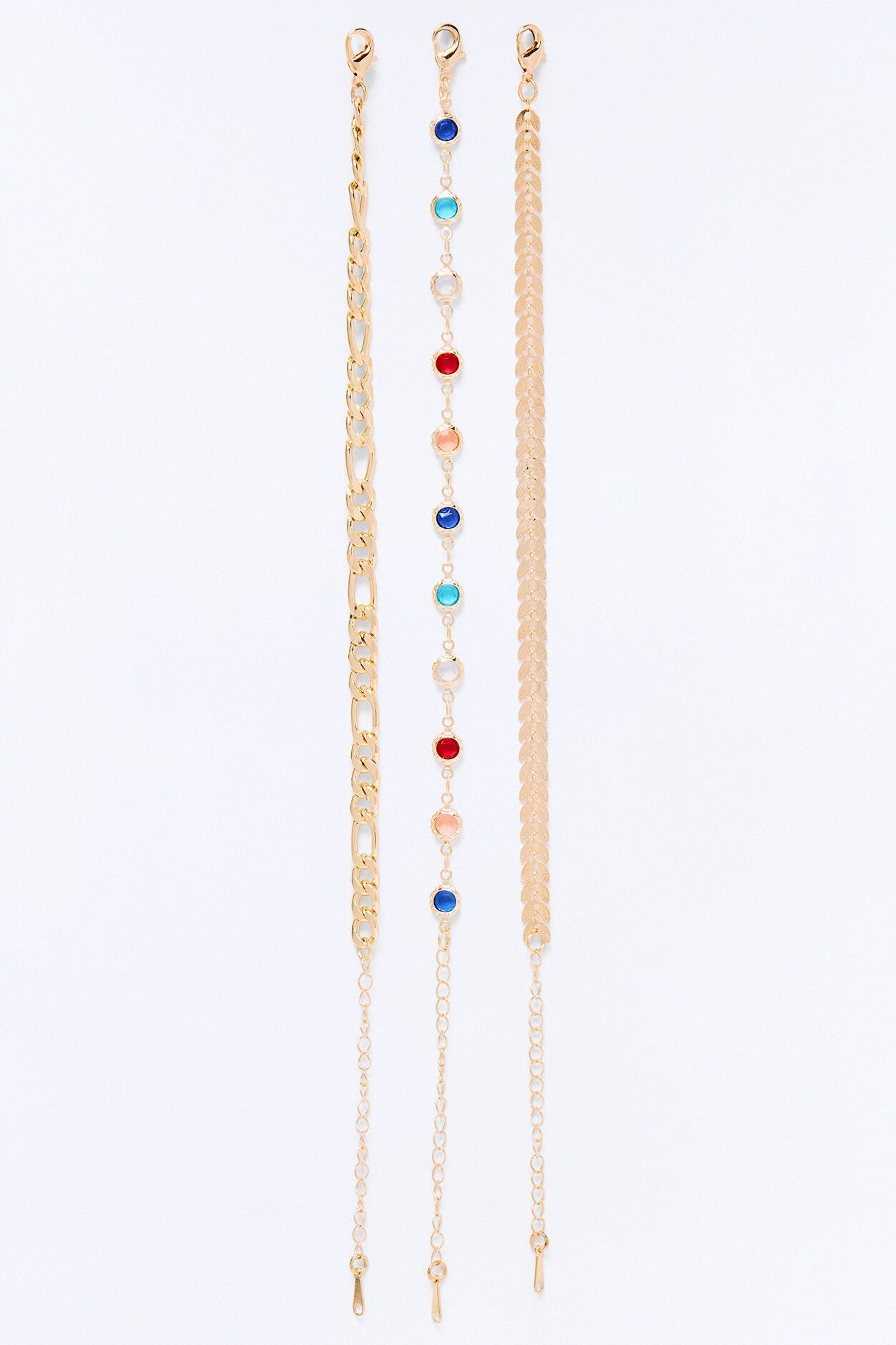 Sands Of Amalfi Anklet - Gold/Multi