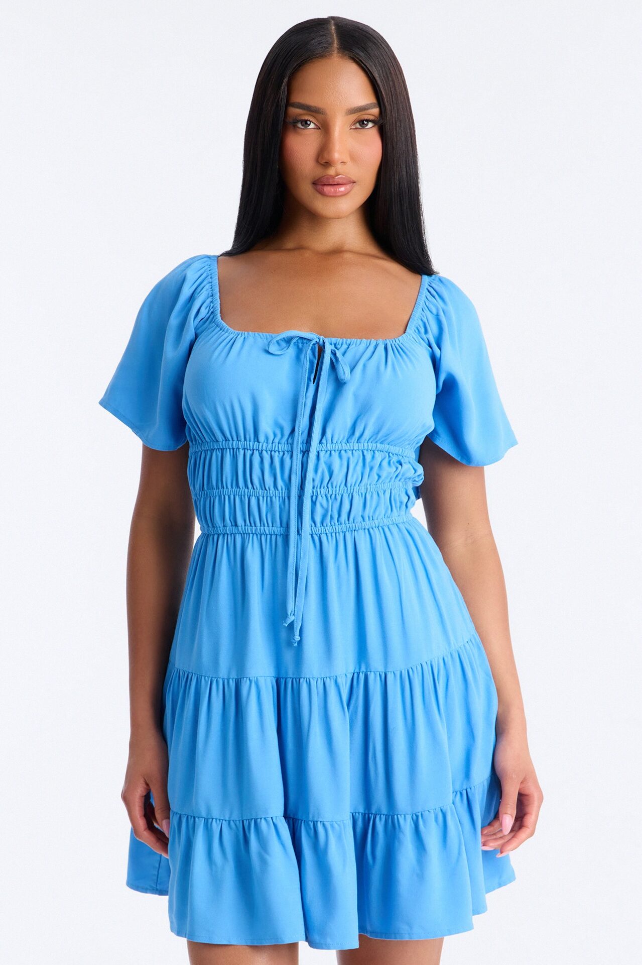 Bloomin Beauty Mini Dress - Royal