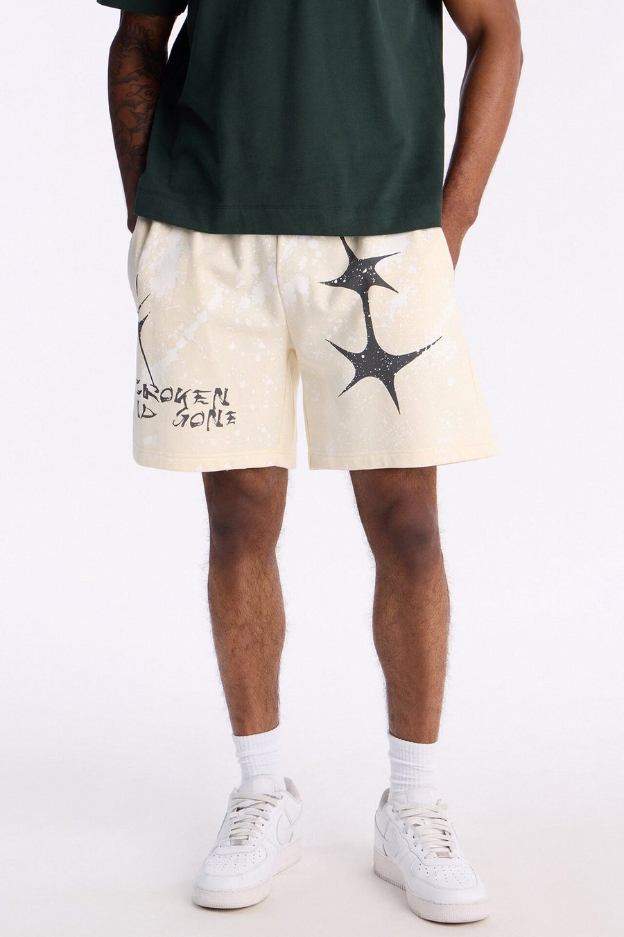 Broken And Gone Sweatshorts - Green