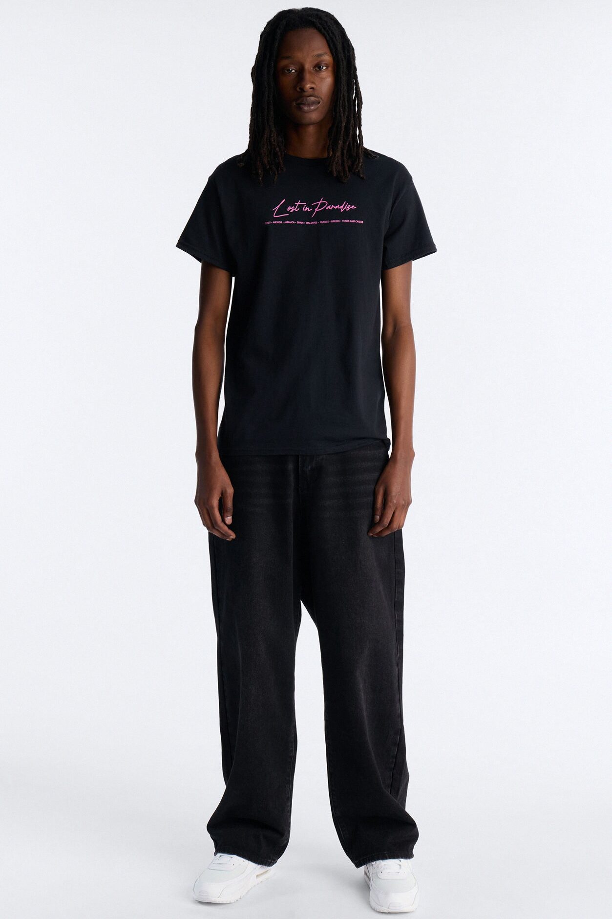 Forever Lost In Paradise Short Sleeve Tee - Black