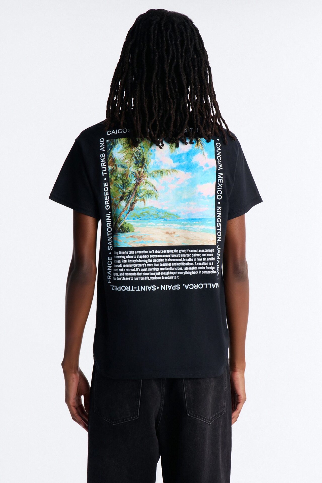 Forever Lost In Paradise Short Sleeve Tee - Black