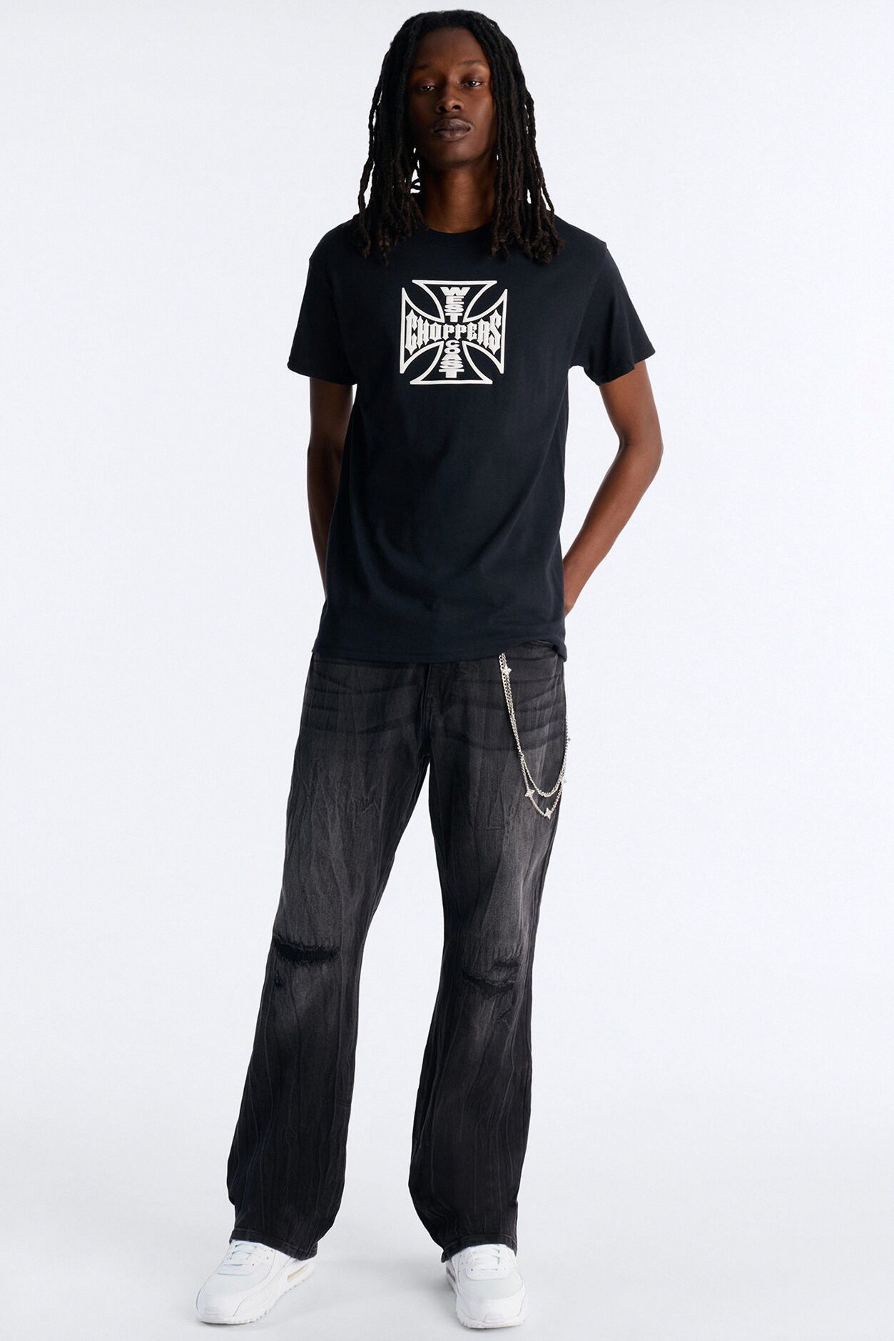 Dreamy Stacked Slim Flare Jeans - Black Wash