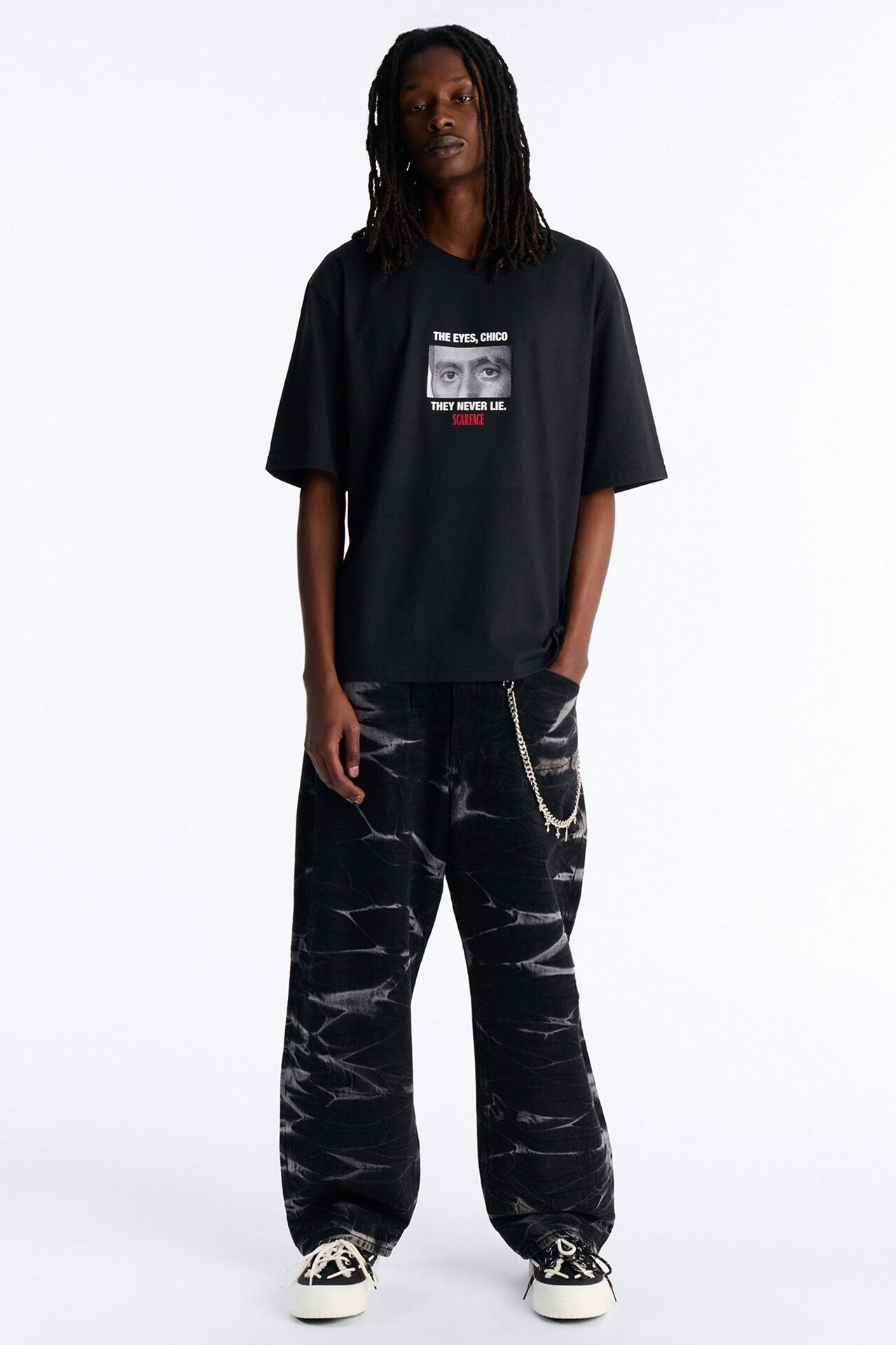 Scarface The Eyes Chico Short Sleeve Tee - Black