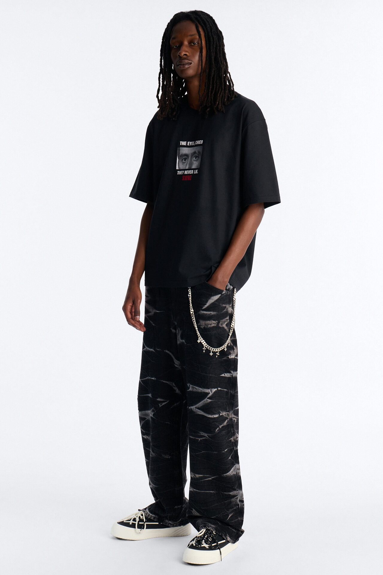 Baggy Shockwave Jean - Black Wash