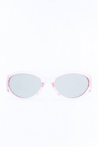 Jelly Bean Shield Sunglasses - Pink