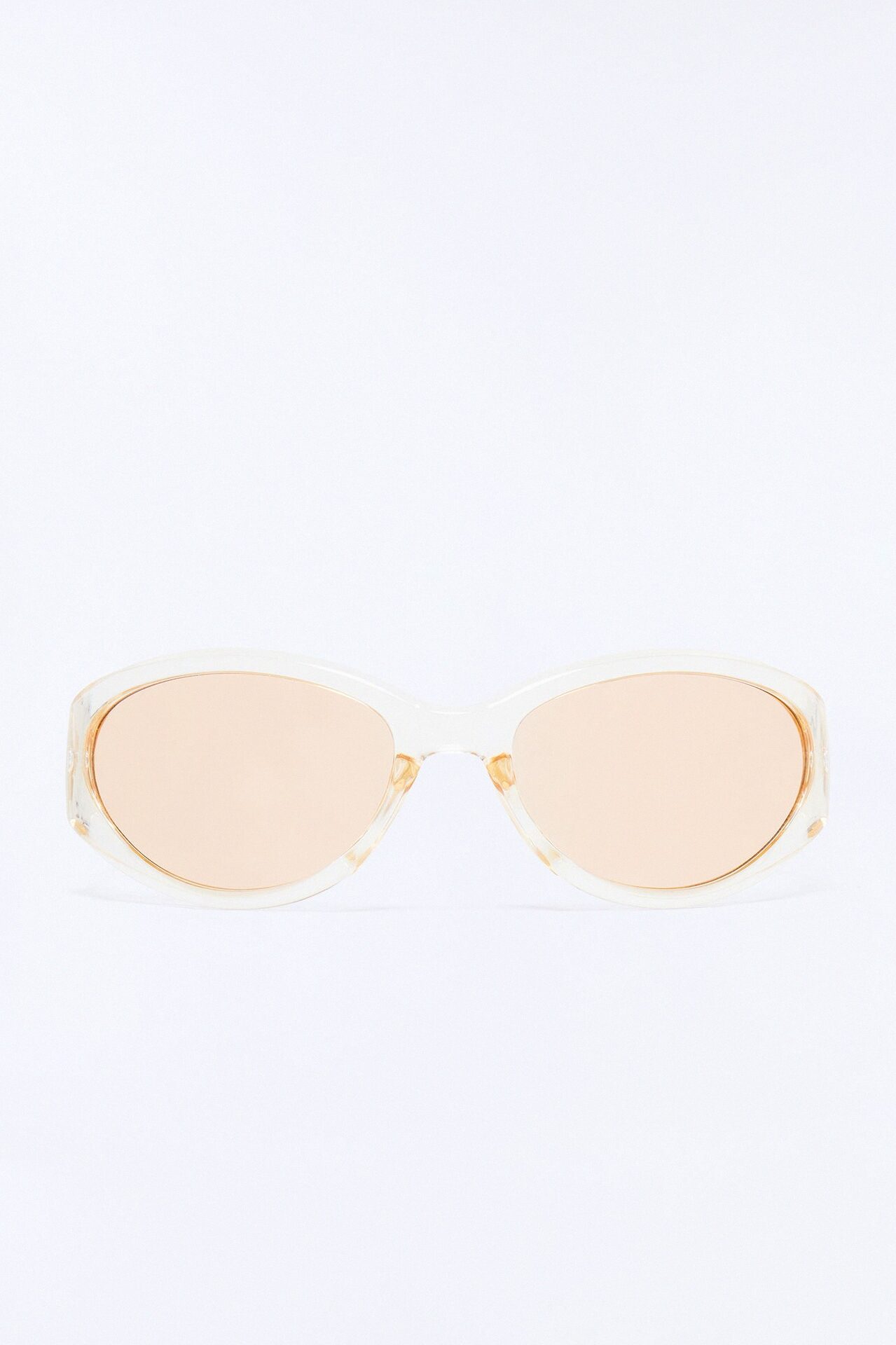 Jelly Bean Shield Sunglasses - Brown