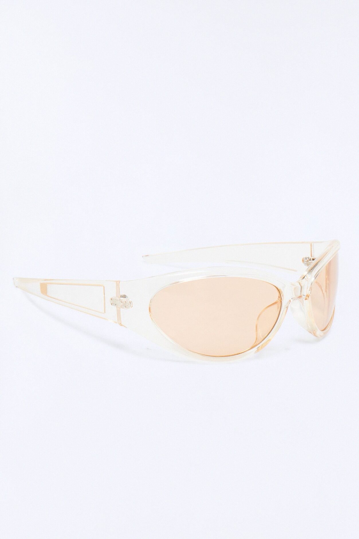 Jelly Bean Shield Sunglasses - Brown