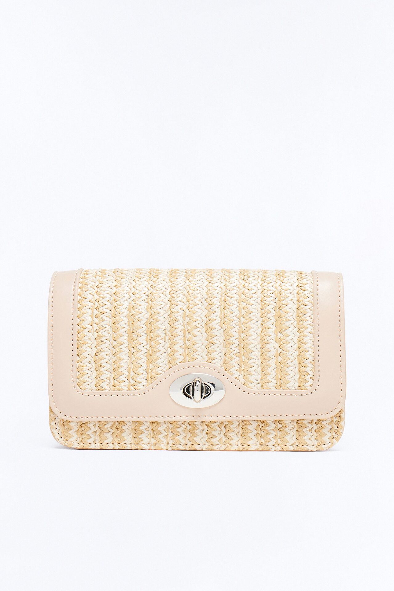 Work Life Balance Straw Belt Bag - Tan
