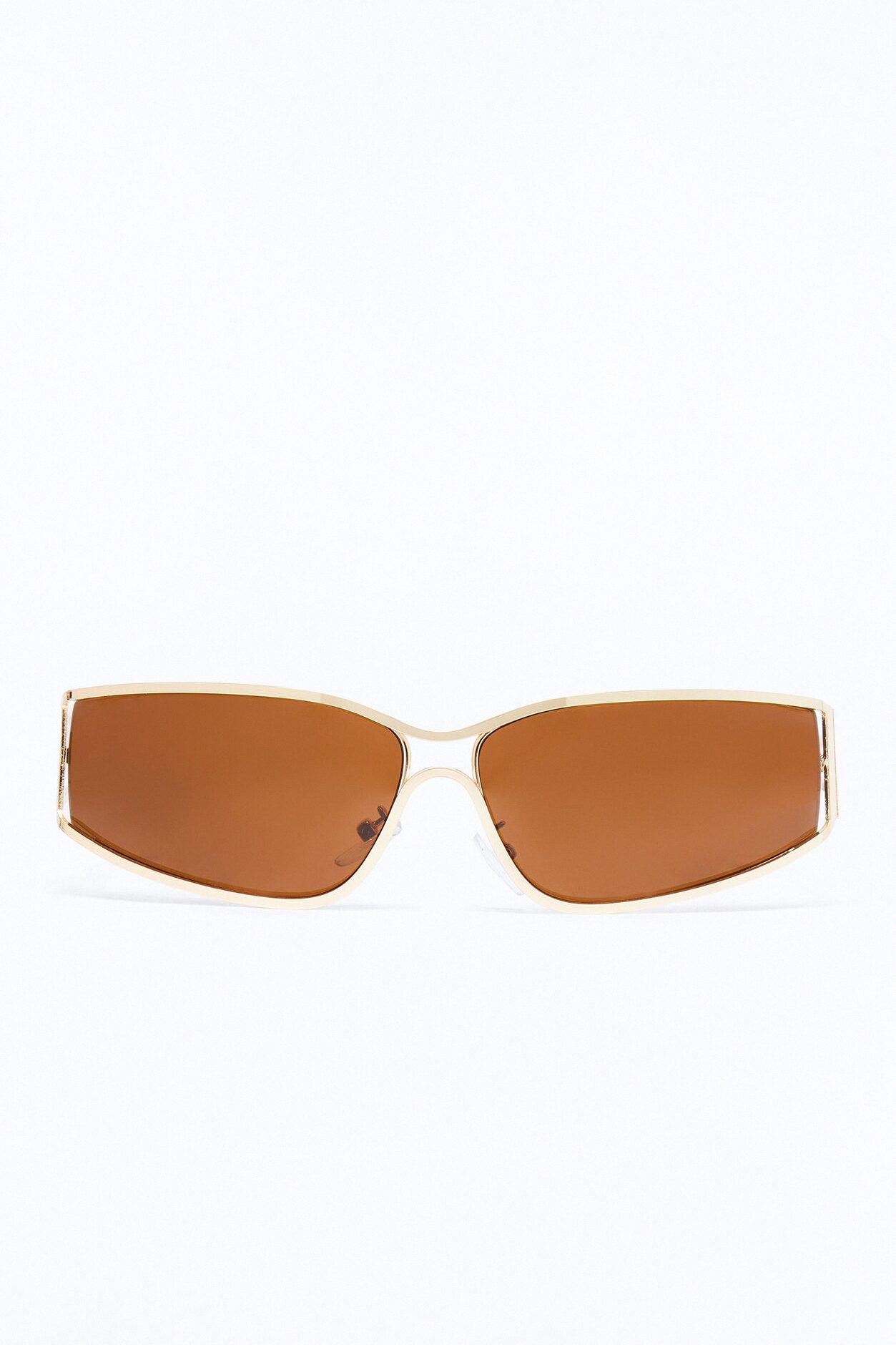 Halo Gaze Glasses - Gold/Brown