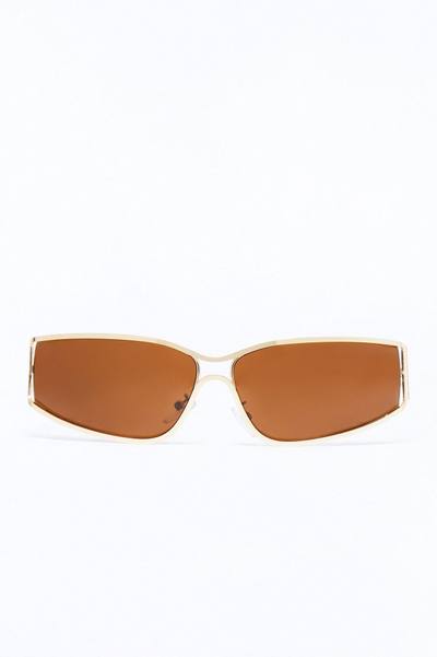 Halo Gaze Glasses - Gold/Brown