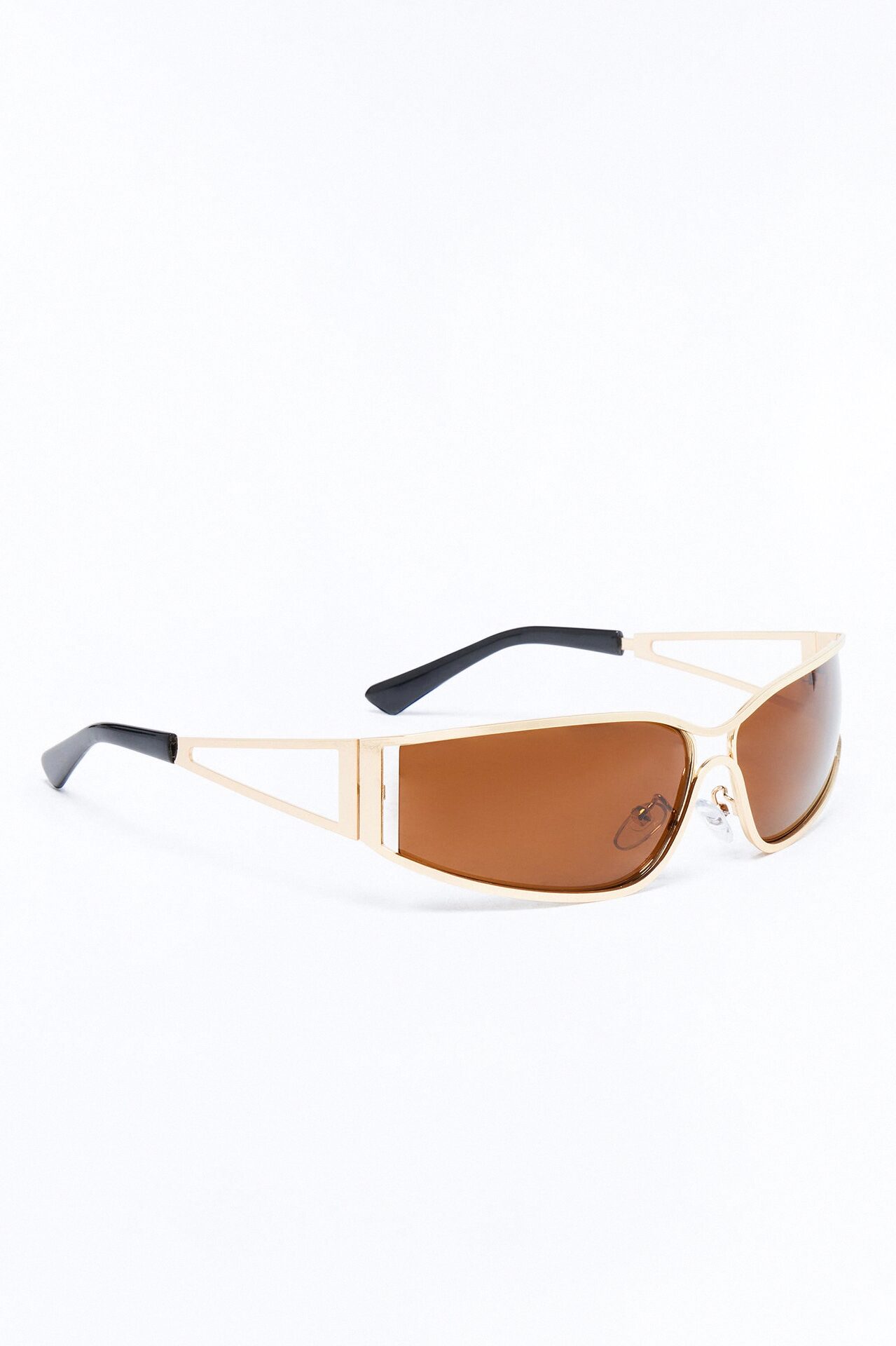 Halo Gaze Glasses - Gold/Brown