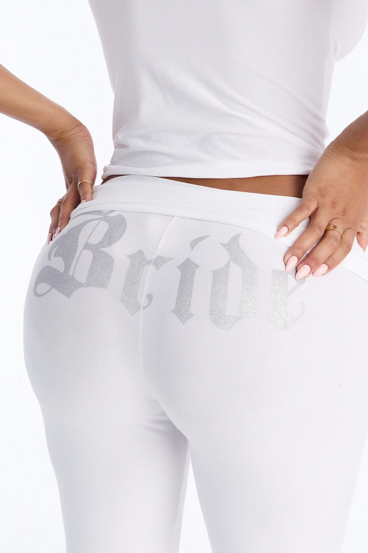 Y2K Bride PJ Pant Set - White