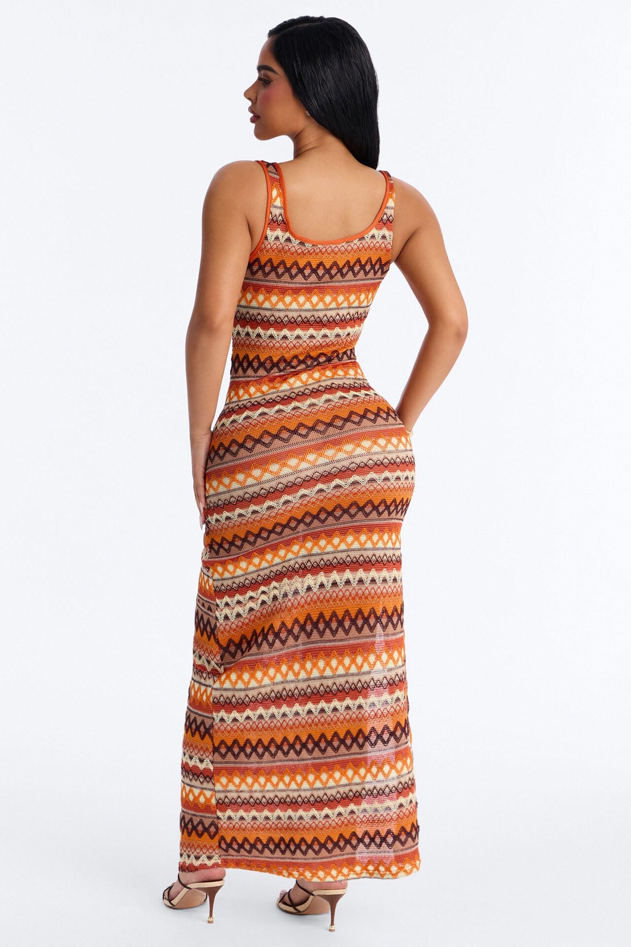 Sydney Geometric Midi Swim Cover Up Dress - Multi Color