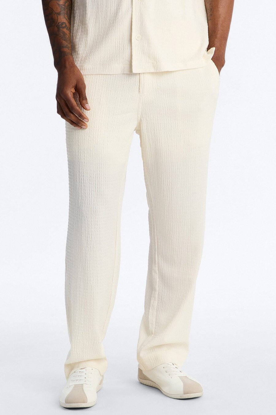 Straight Burton Pant - White
