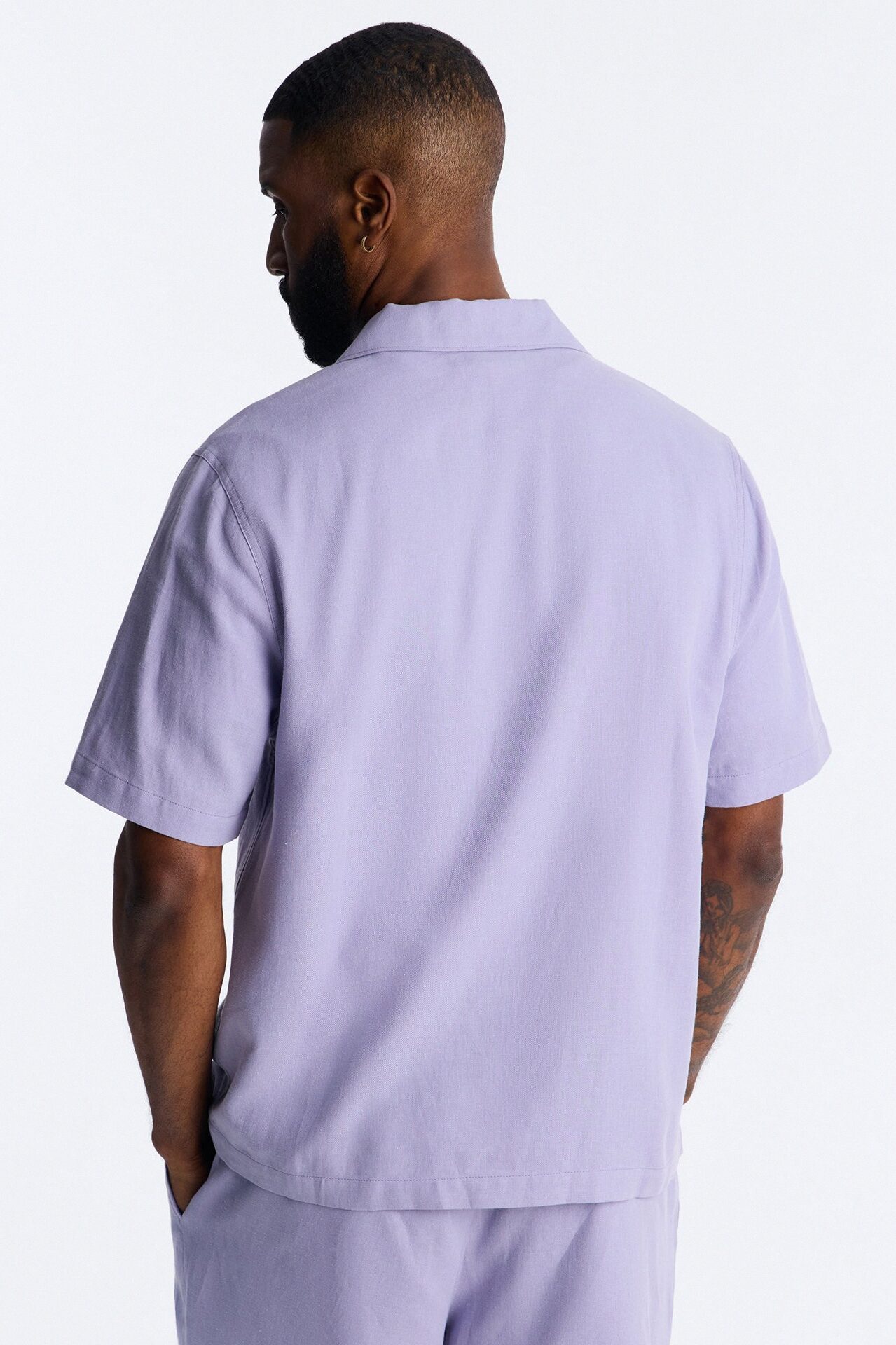 Bahamas Linen Shirt - Lavender