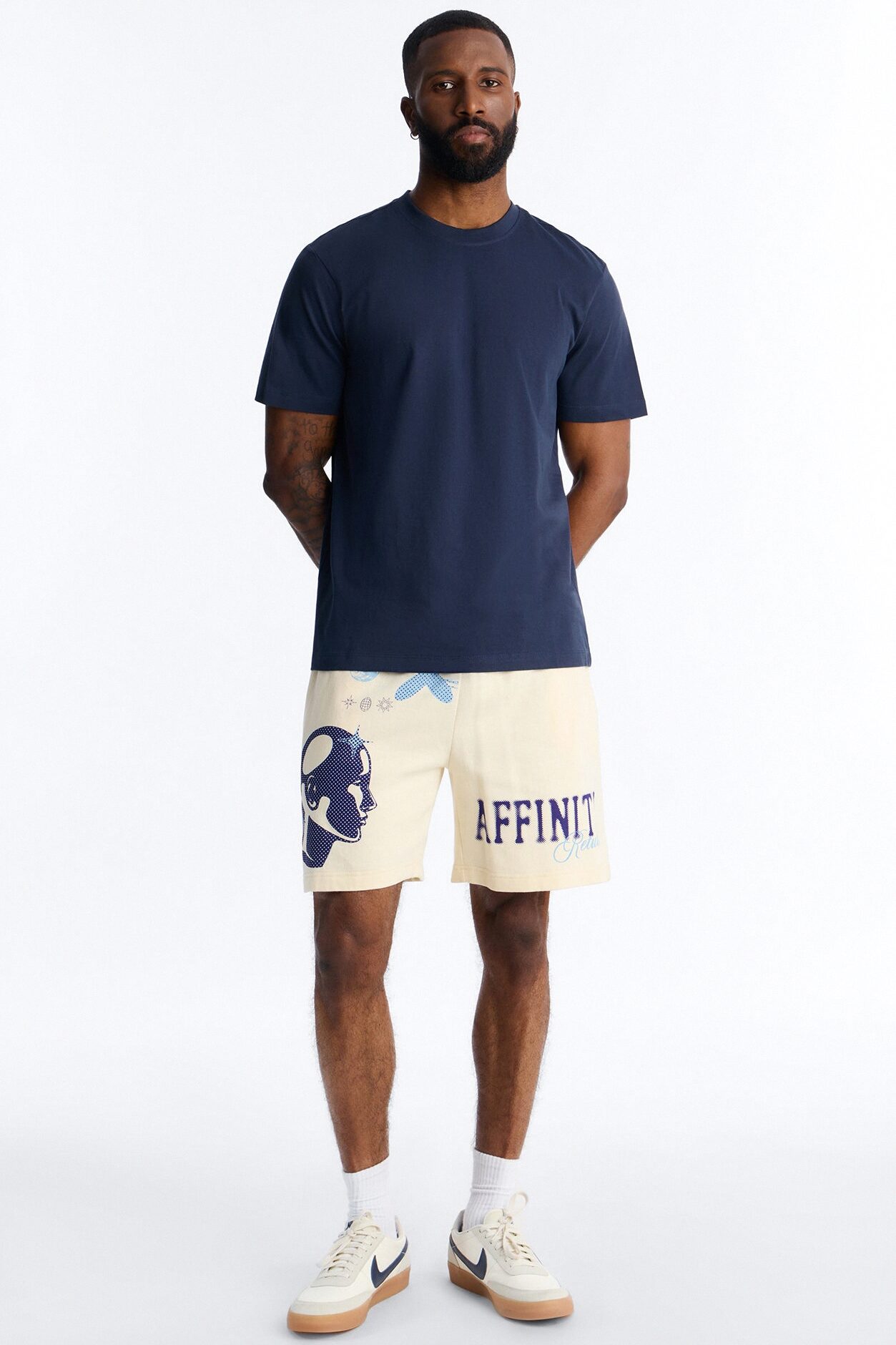 Natural Affinity Sweatshorts - Cream