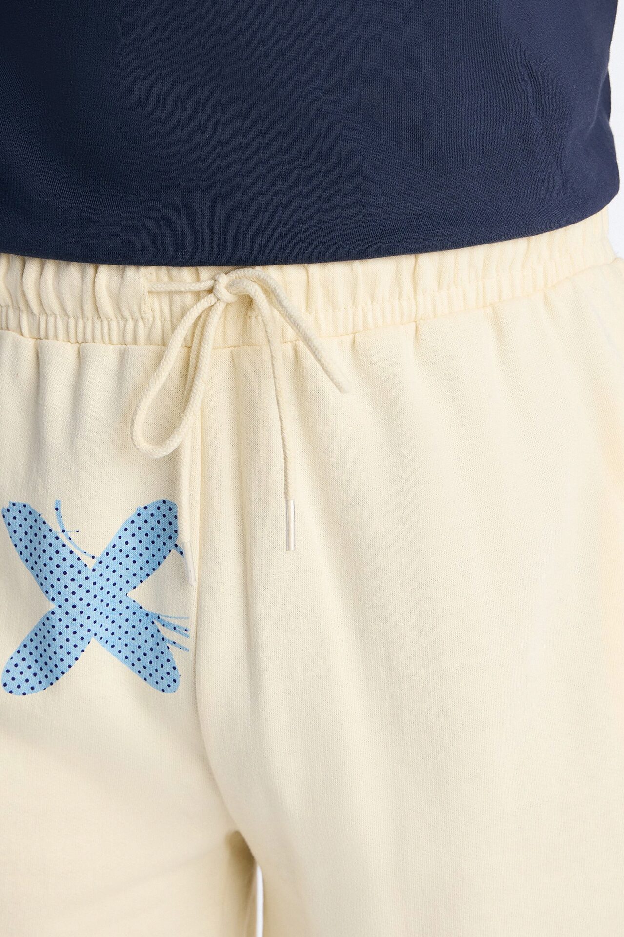 Natural Affinity Sweatshorts - Cream