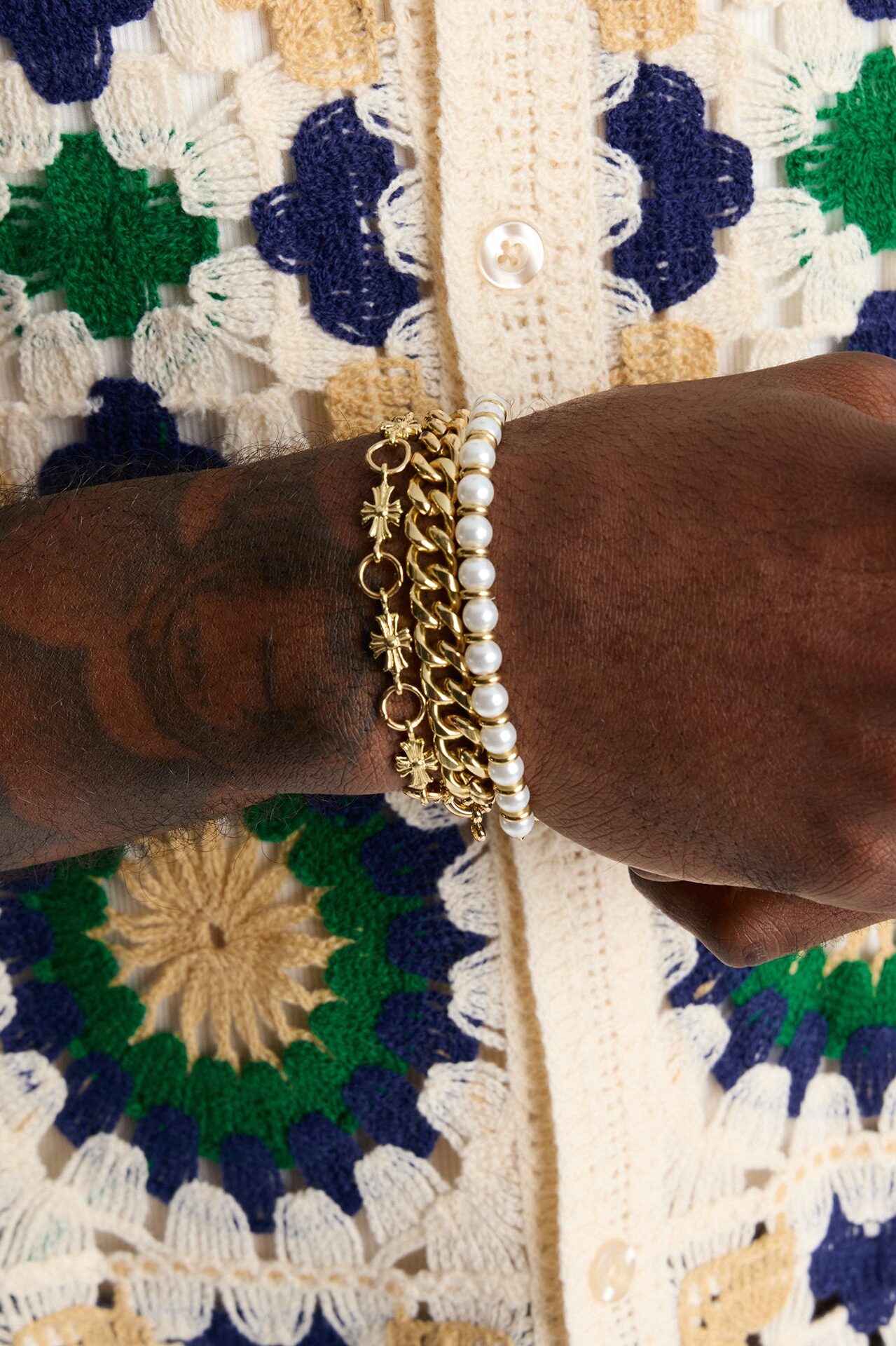 Majestic Aura Bracelet Set - Gold