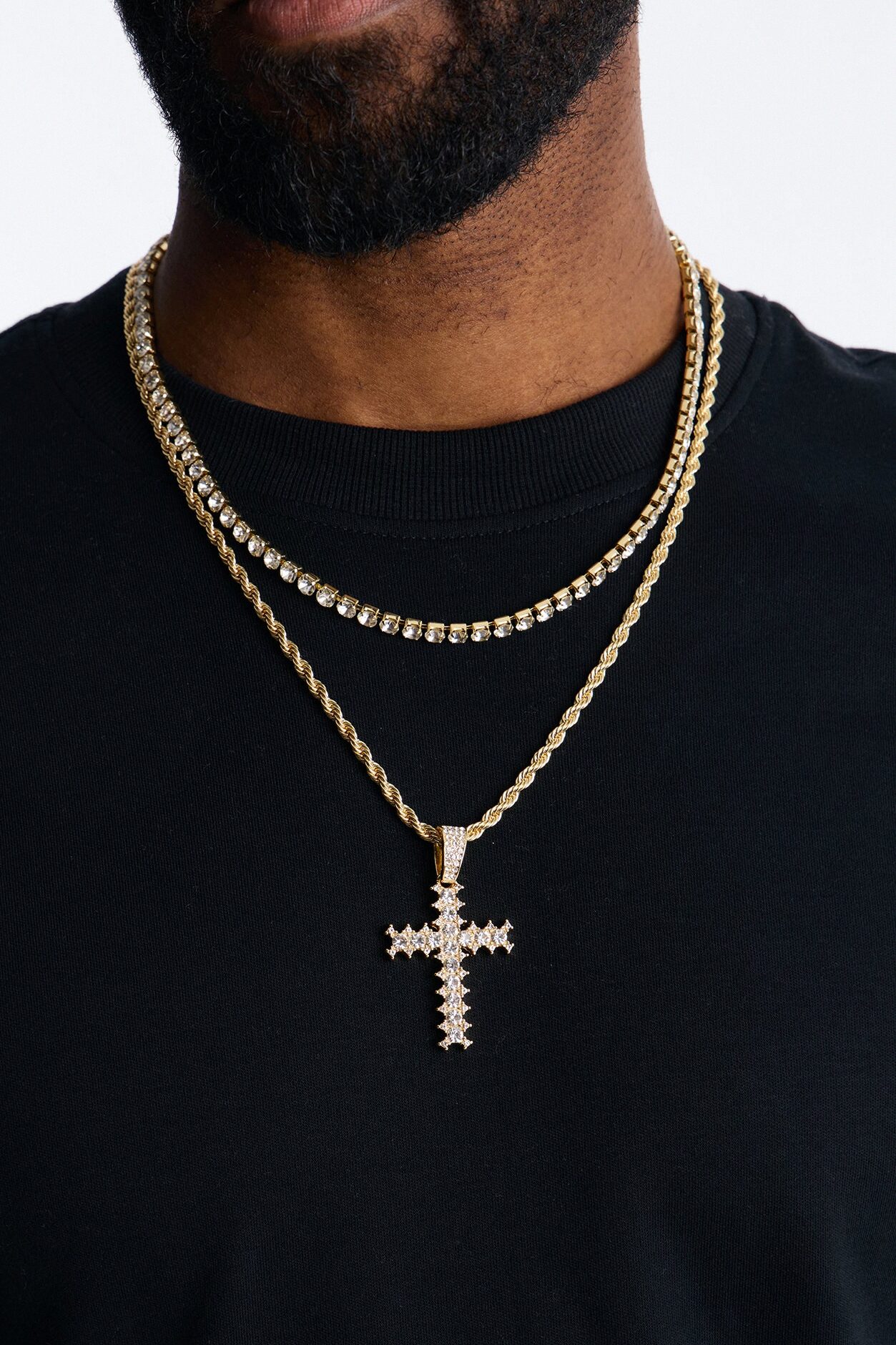 Golden Redemption Necklace Set - Gold