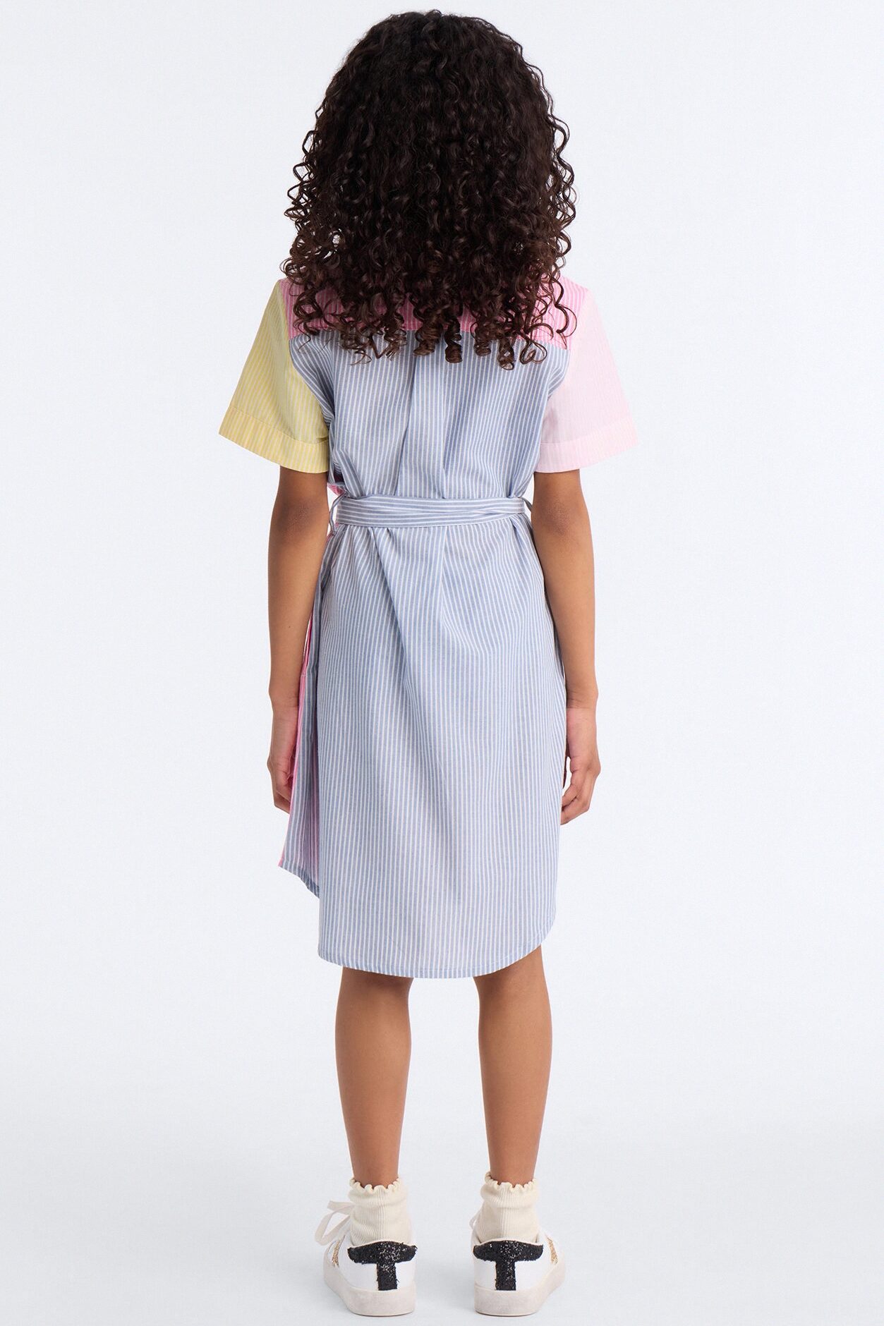 Mini My Point Of View Shirt Dress - Multi Color